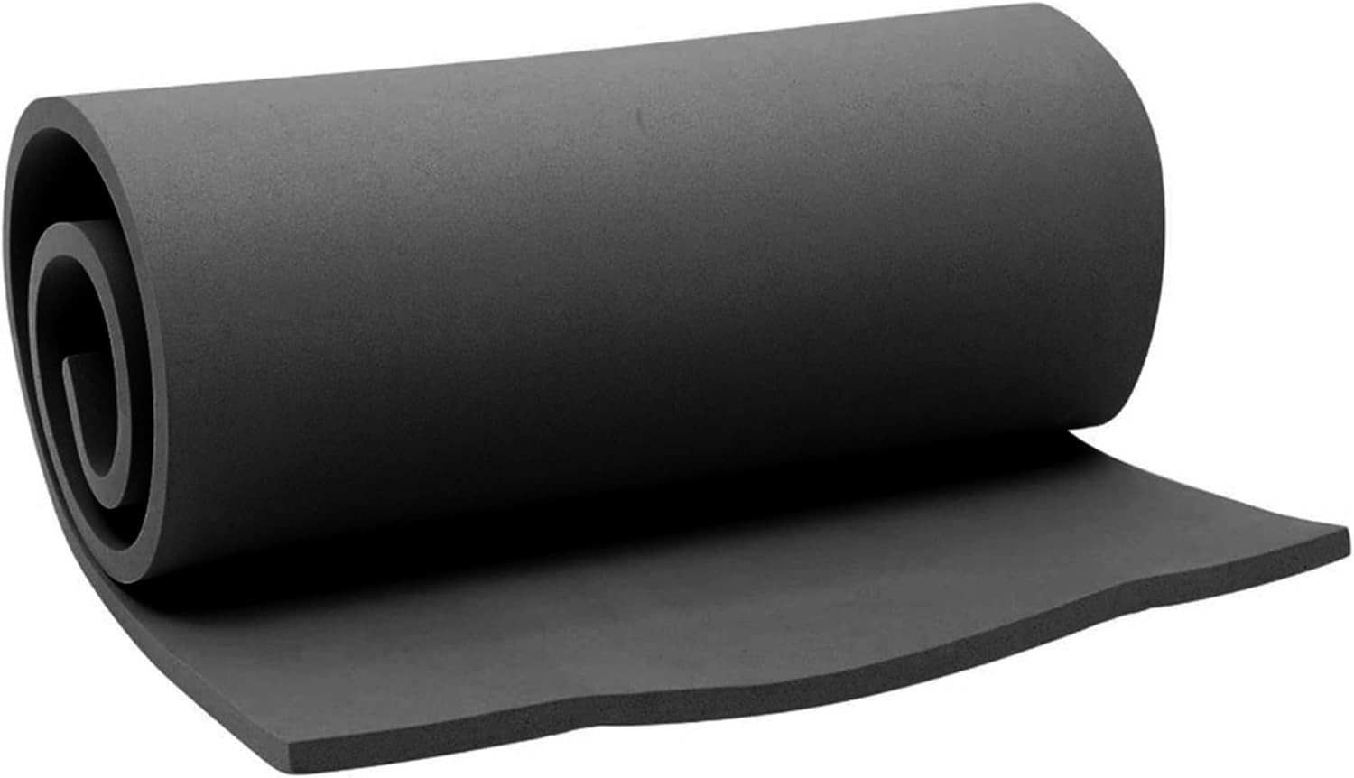 Black 72” X 17” X ⅜” Multi-Purpose Crafting Foam Sheet Roll – Neoprene Rubber Sh