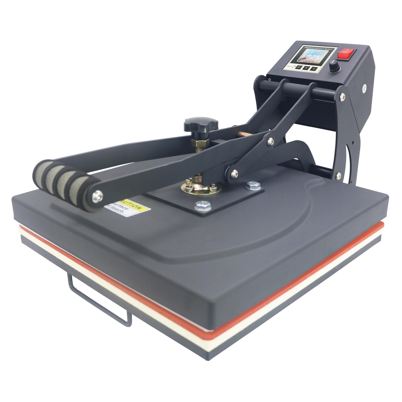 RoyalPress 15" x 15" Color LED Industrial-Quality Digital Sublimation Heat Tr...