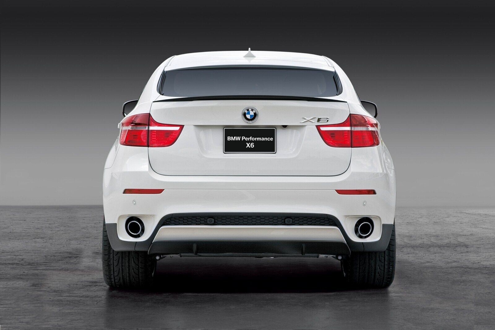 Oem performance style Grey ABS Rear Boot Spoiler FOR BMW X6 E71 models 2008-2013