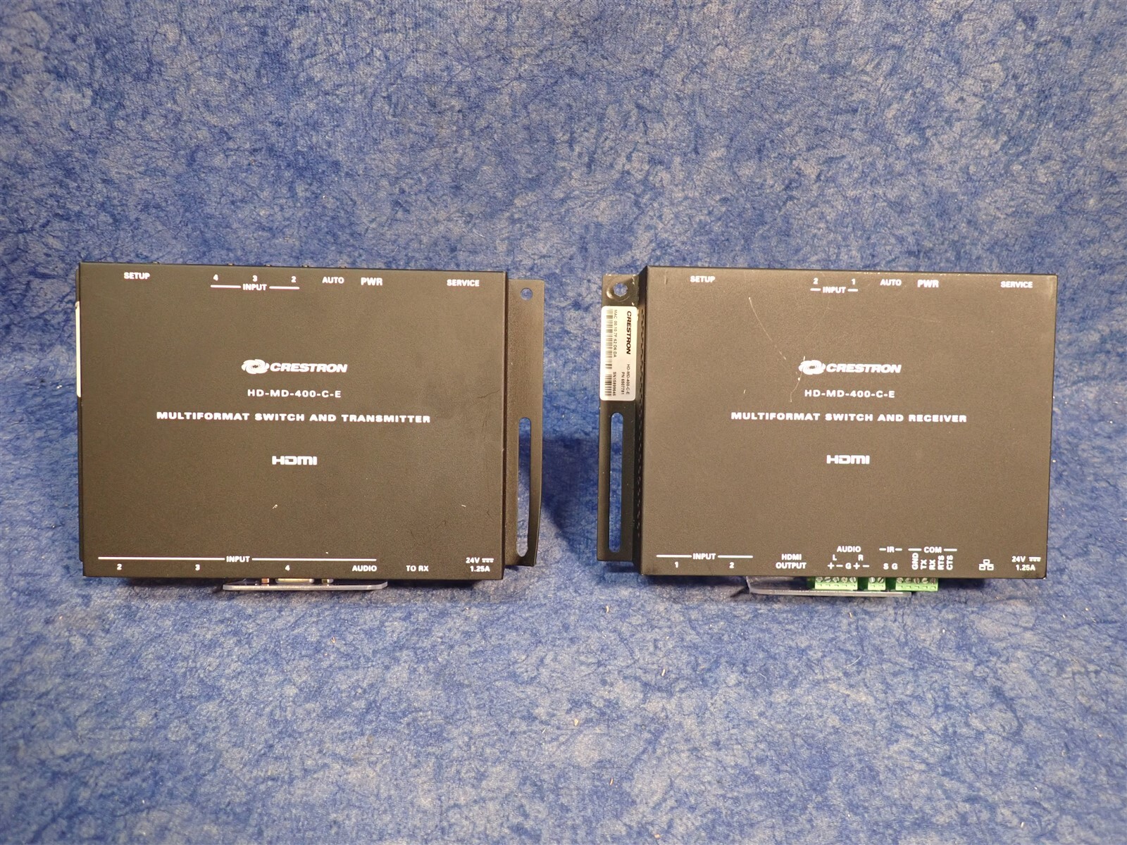 Crestron HD-MD-400-C-E HD Scaling Auto-Switcher & Extender 400 TX/RX Pair (G113)