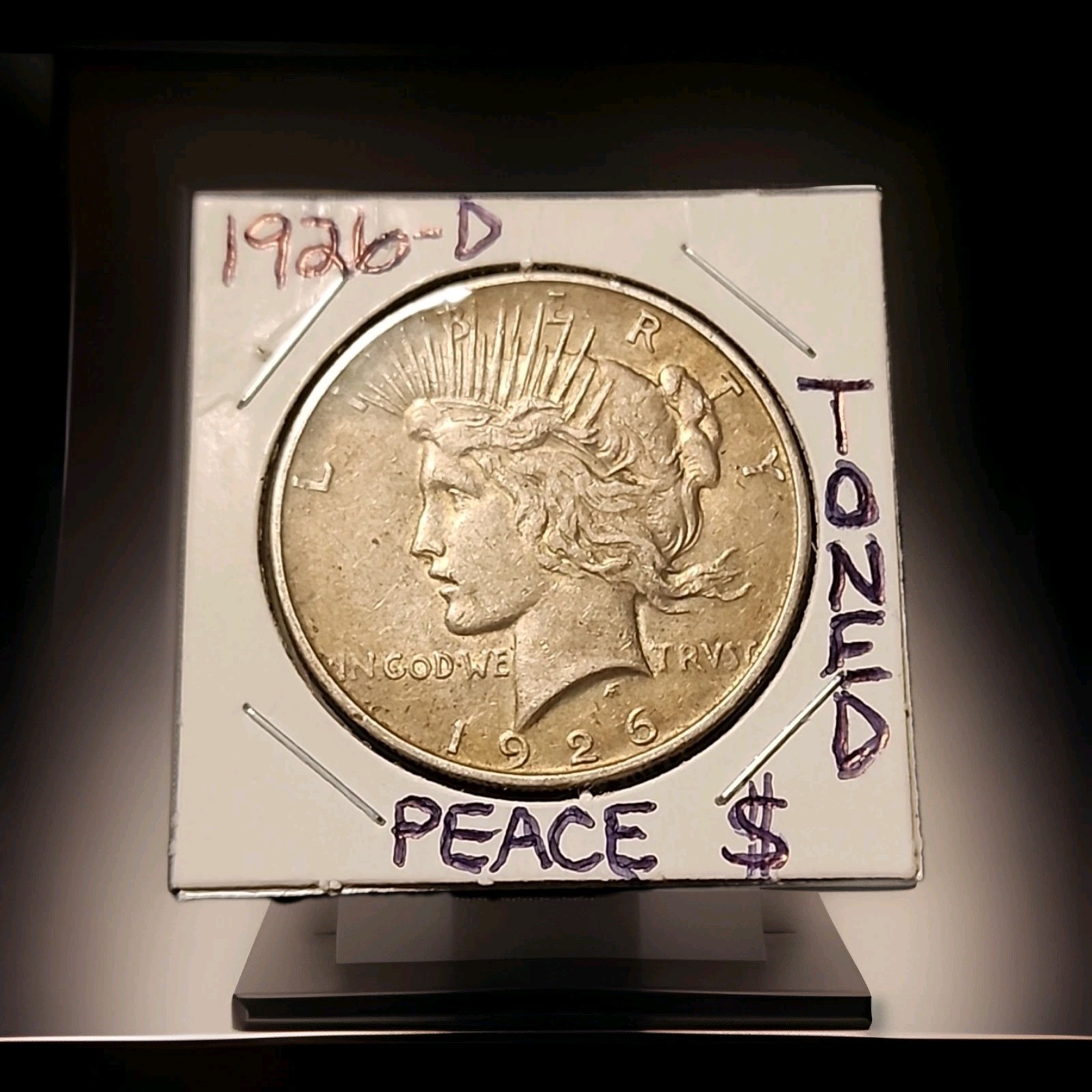 1926-D Peace Silver Dollar☆🚨Semi-Key Date☆Dark Tone☆