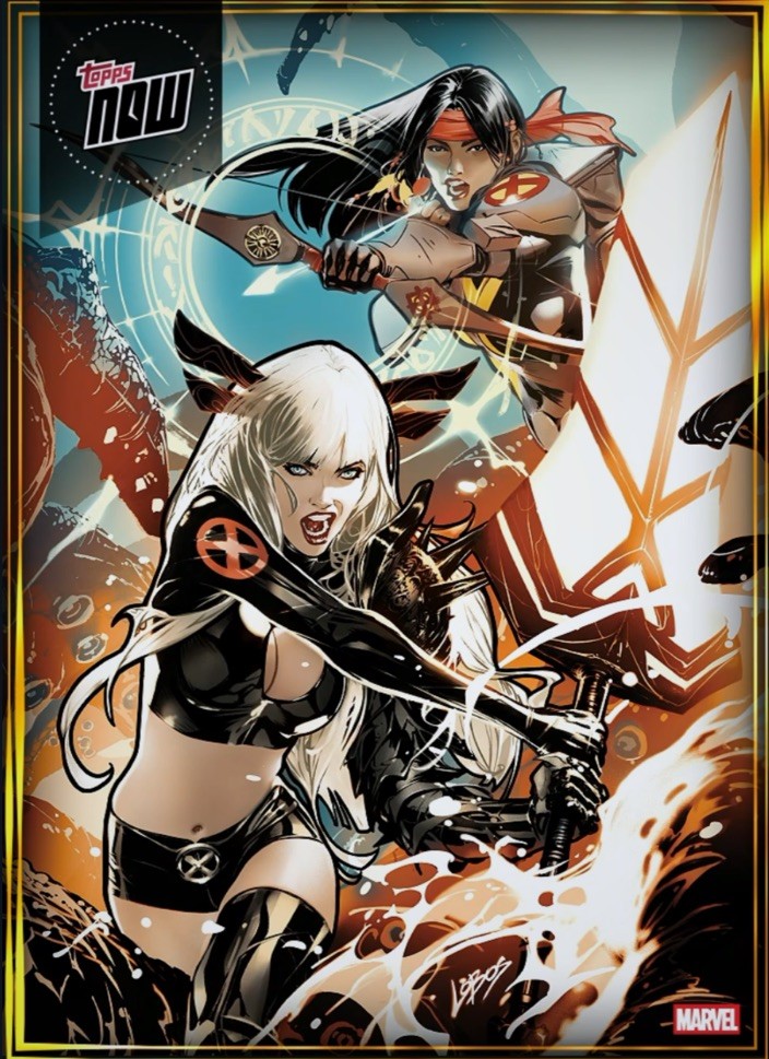 Topps Marvel Collect Topps NOW Jul 9 - Magik #7 - Gold Motion SR [Digital]