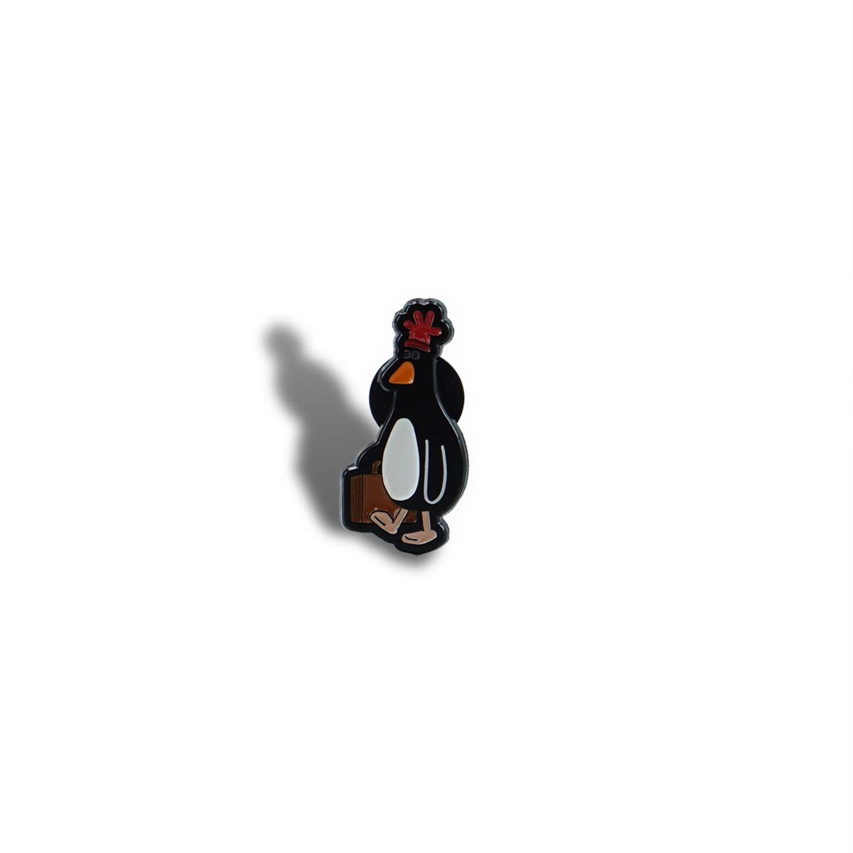 Wallace and Gromit - Feathers - With Suitcase Pin Badge