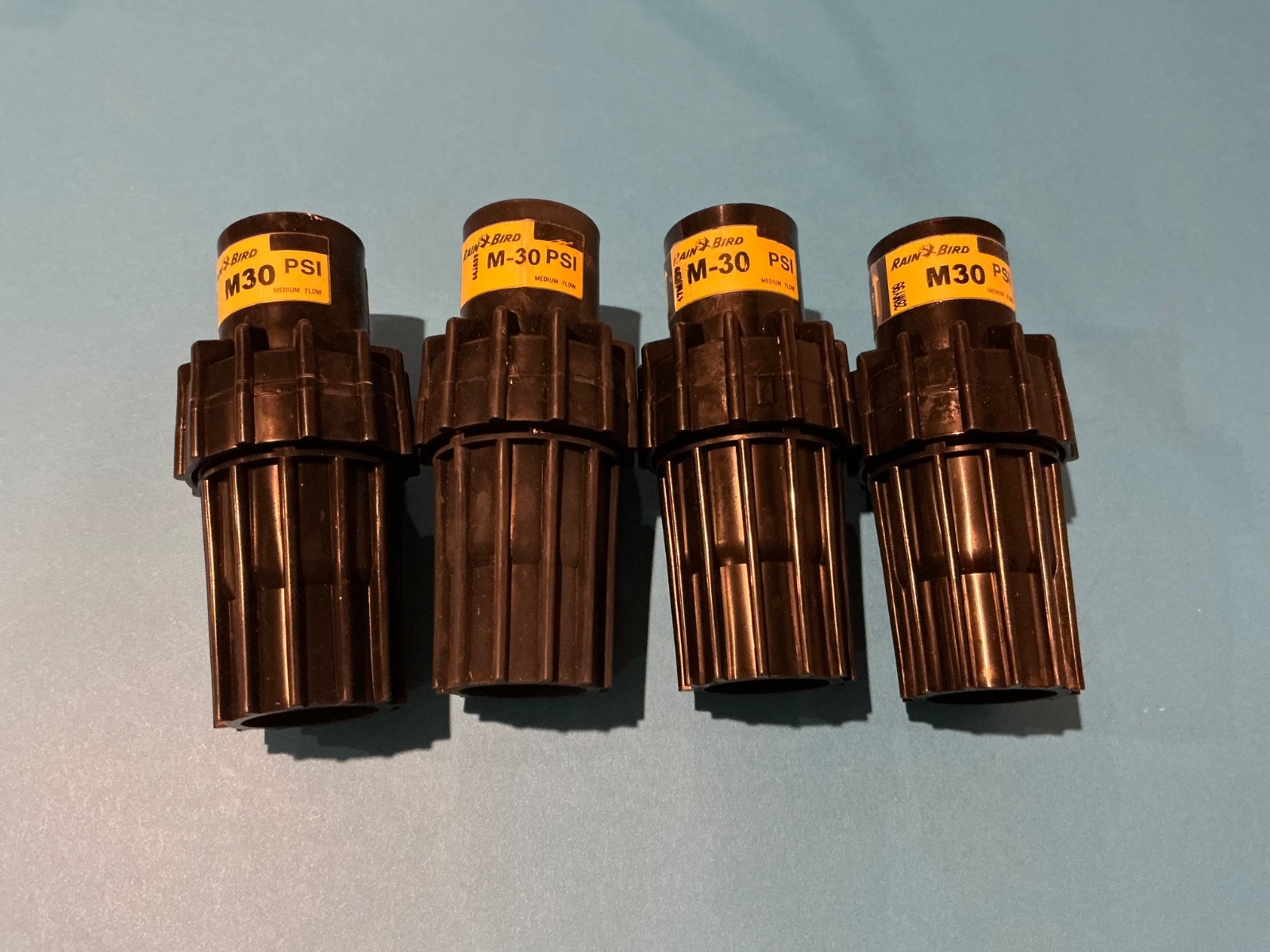 Lot of 4 Rain Bird M-30 3/4” Pressure Regulators, 30 PSI. READ DESCRIPTION. #1