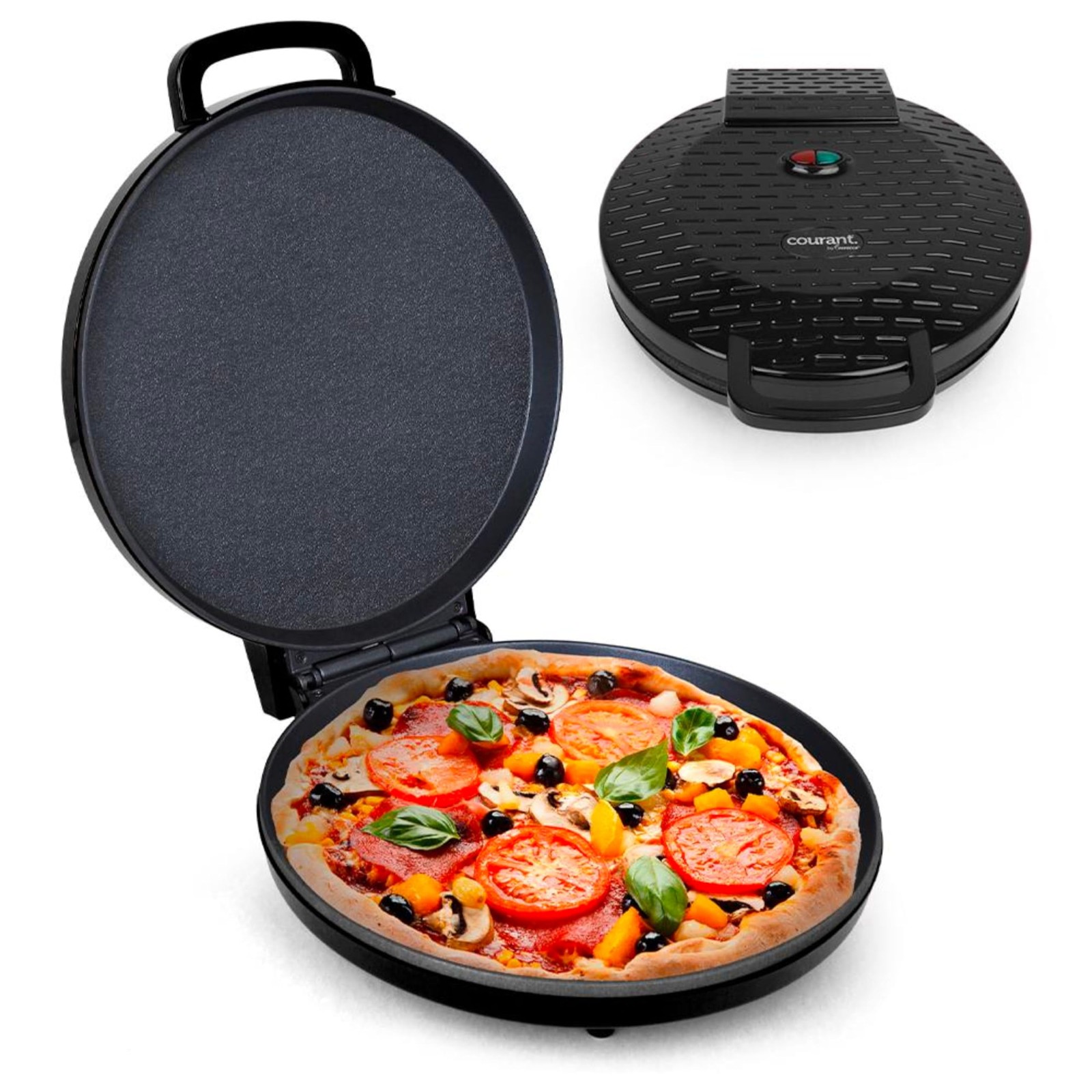 Courant Countertop Pizza Maker 12 inch Pizzas Machine, Newly improved Cool-to...