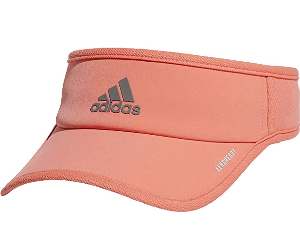 NEW adidas Women’s AEROREADY Superlite 2 Golf/Tennis Visor-Coral Fusion 5156297