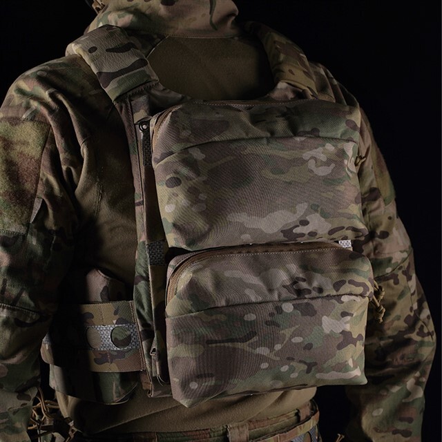 Wosport Tactical GP Pouch MOLLE Multi-Purpose Vest Armored Universal Pouch Camo