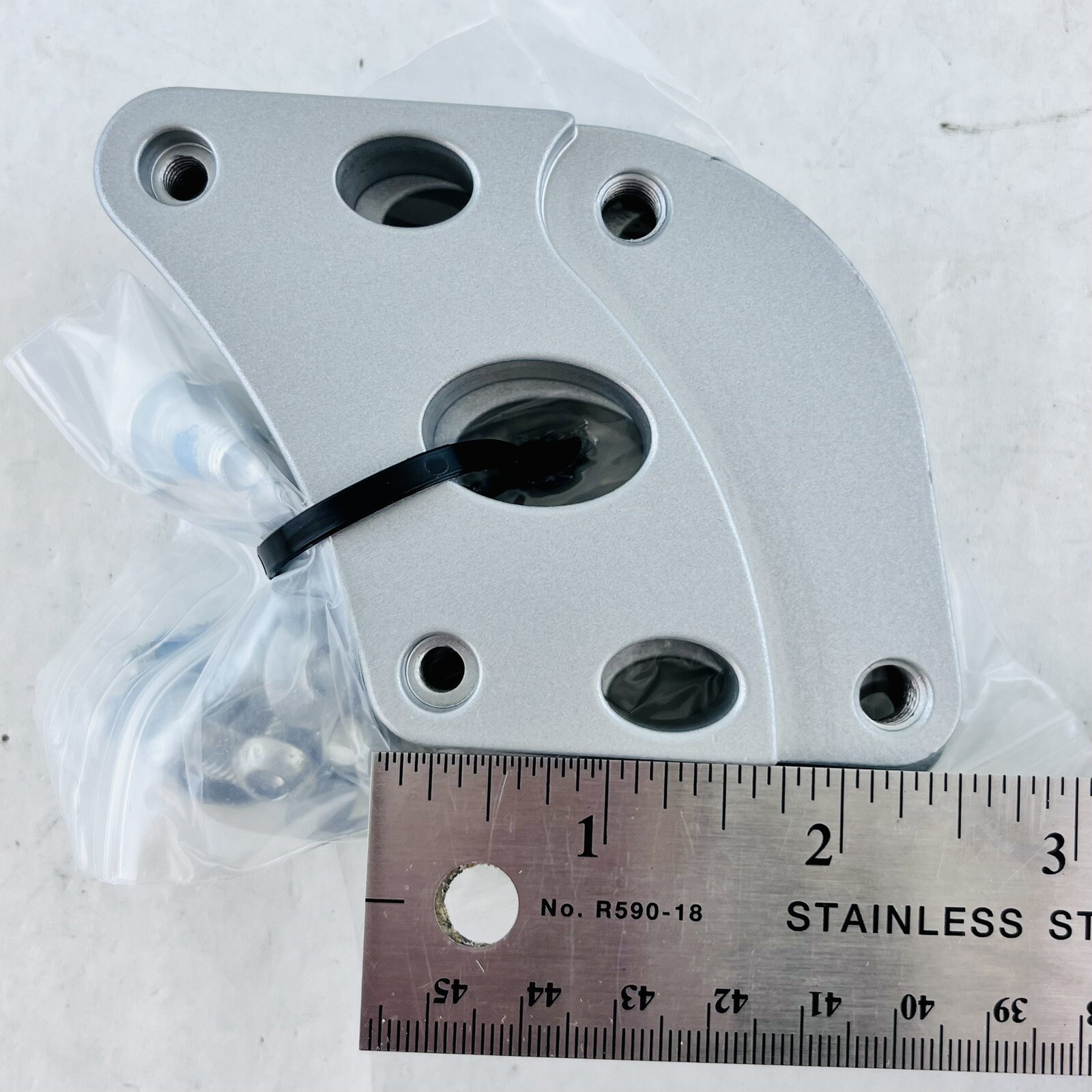 Seat Depth Reduction Set Plates and Hardware Silver for Ottobock