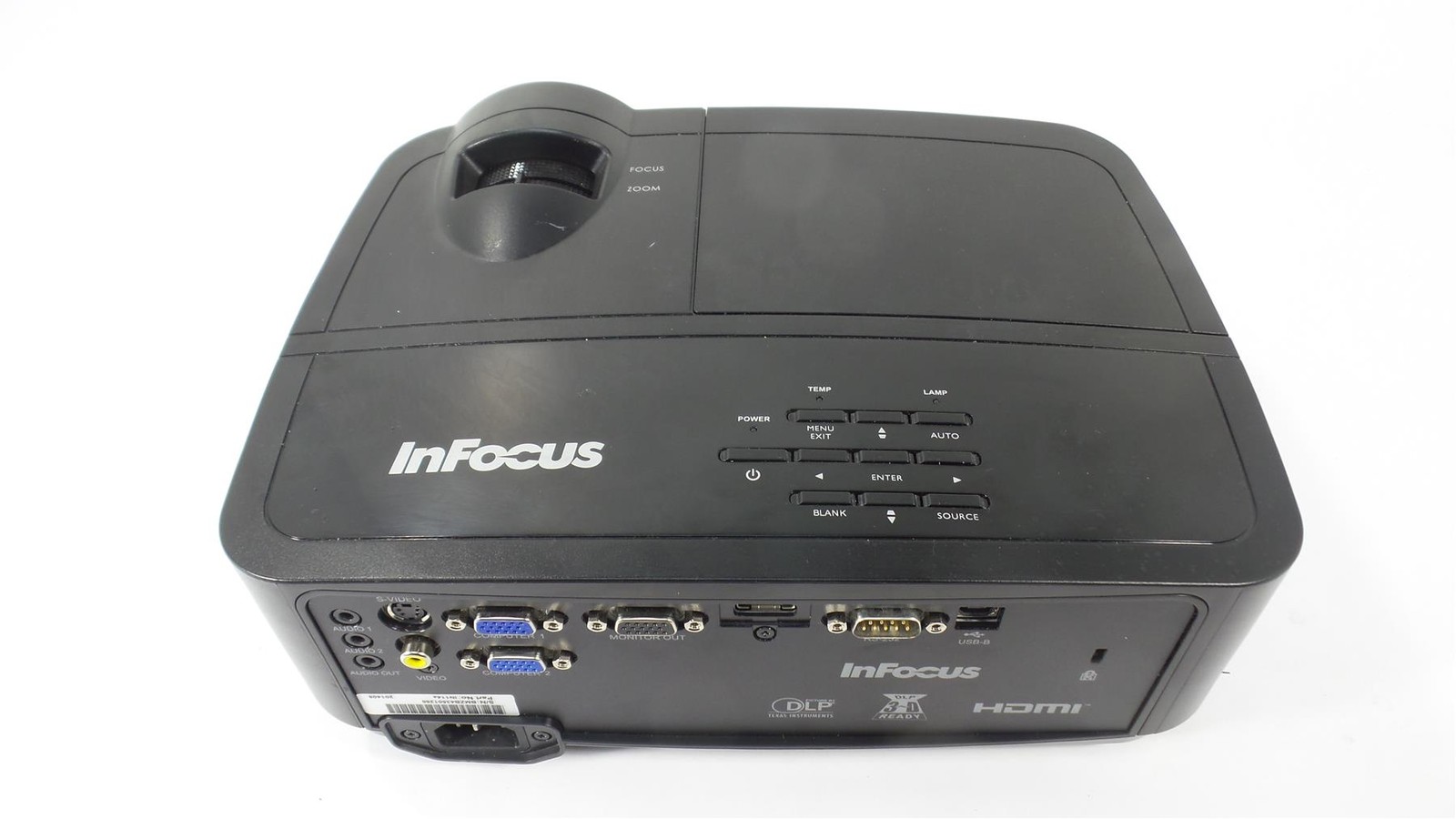 InFocus IN114a Home Cinema Projector - Lamp Timer : 20 Hours