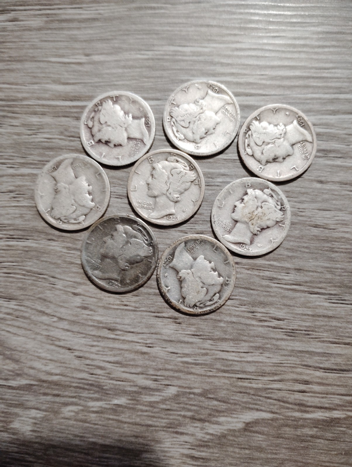 1923-S Mercury Silver Dime (1 Coin)
