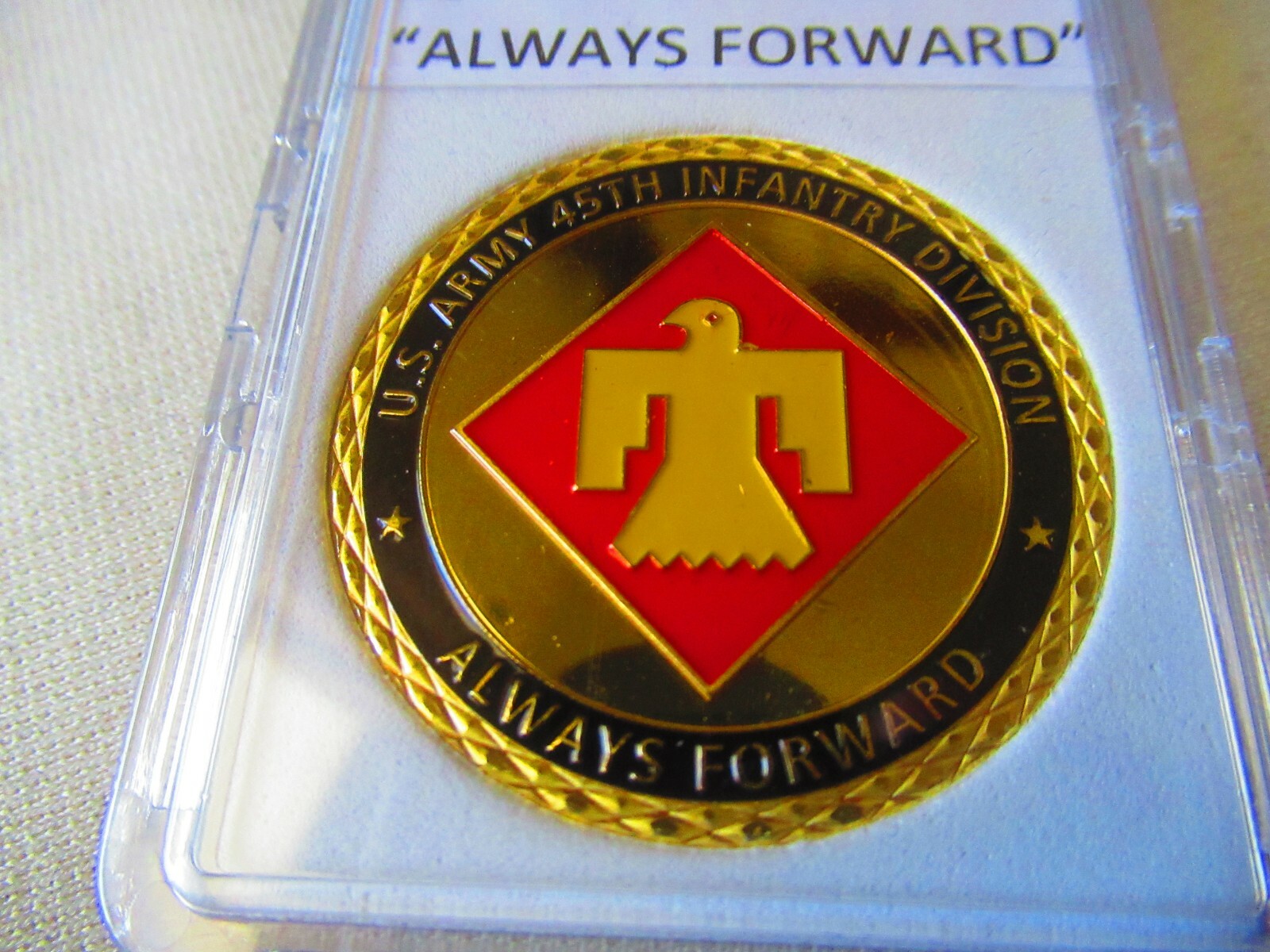 US ARMY 45th INFANTRY DIVISION Challenge Coin