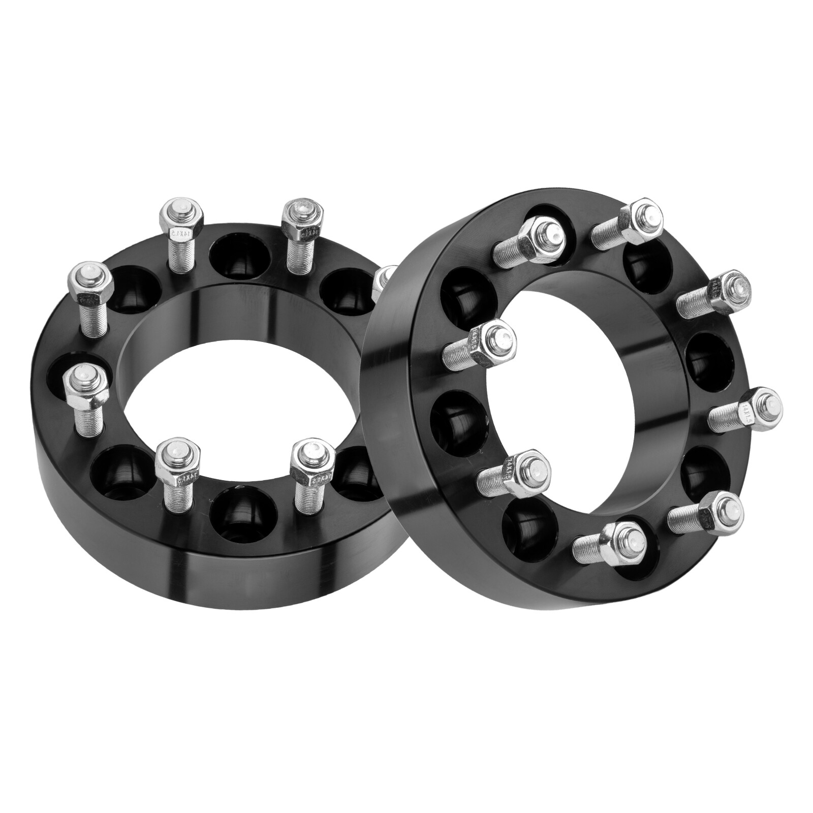 4Pcs 2" 8x6.5 to 8x6.5 Wheel Spacers 14x1.5 Studs For Ram 2500 3500 2012-2022