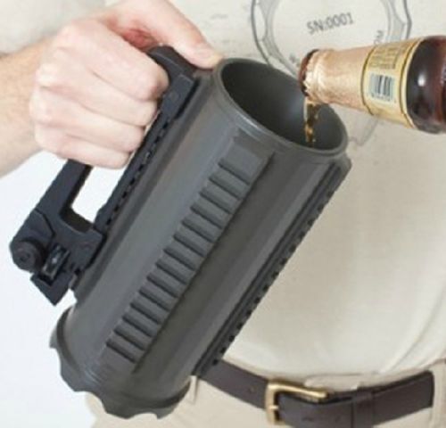 Military Multifunction Aluminum Detachable Carry Battle Rail Tactical Beer Mug