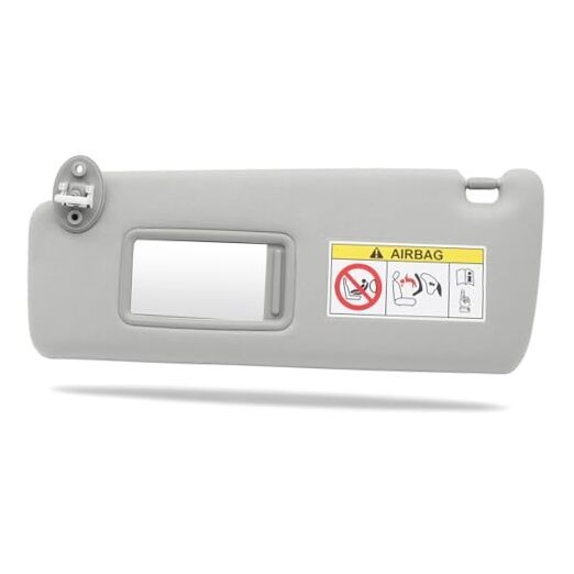 Gray Sun Visor Left Driver Side Compatible with GX460 2010-2023 74320-60D22-A0