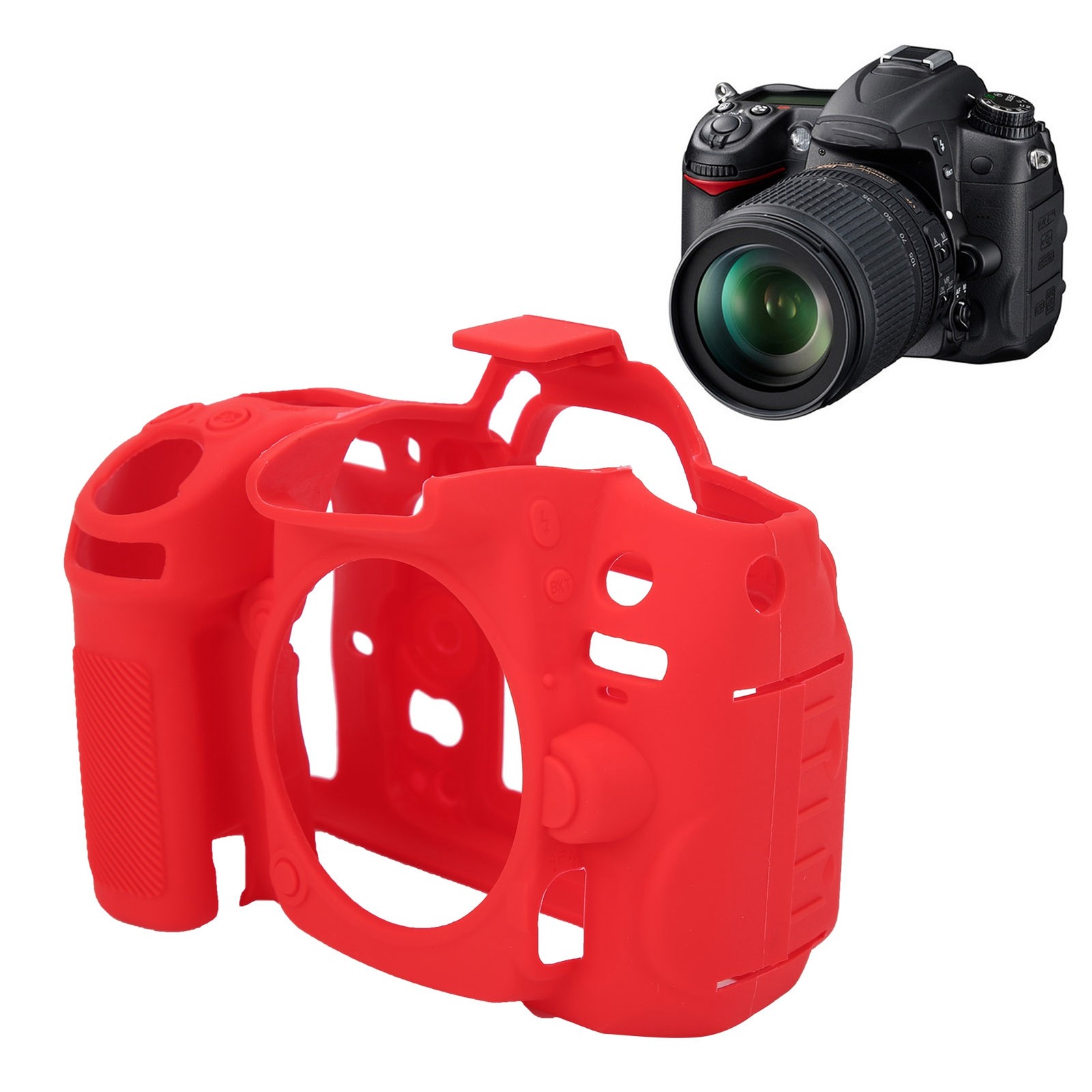 Camera Protective Shell Silicone Case Cover Fit For D7000 Camera