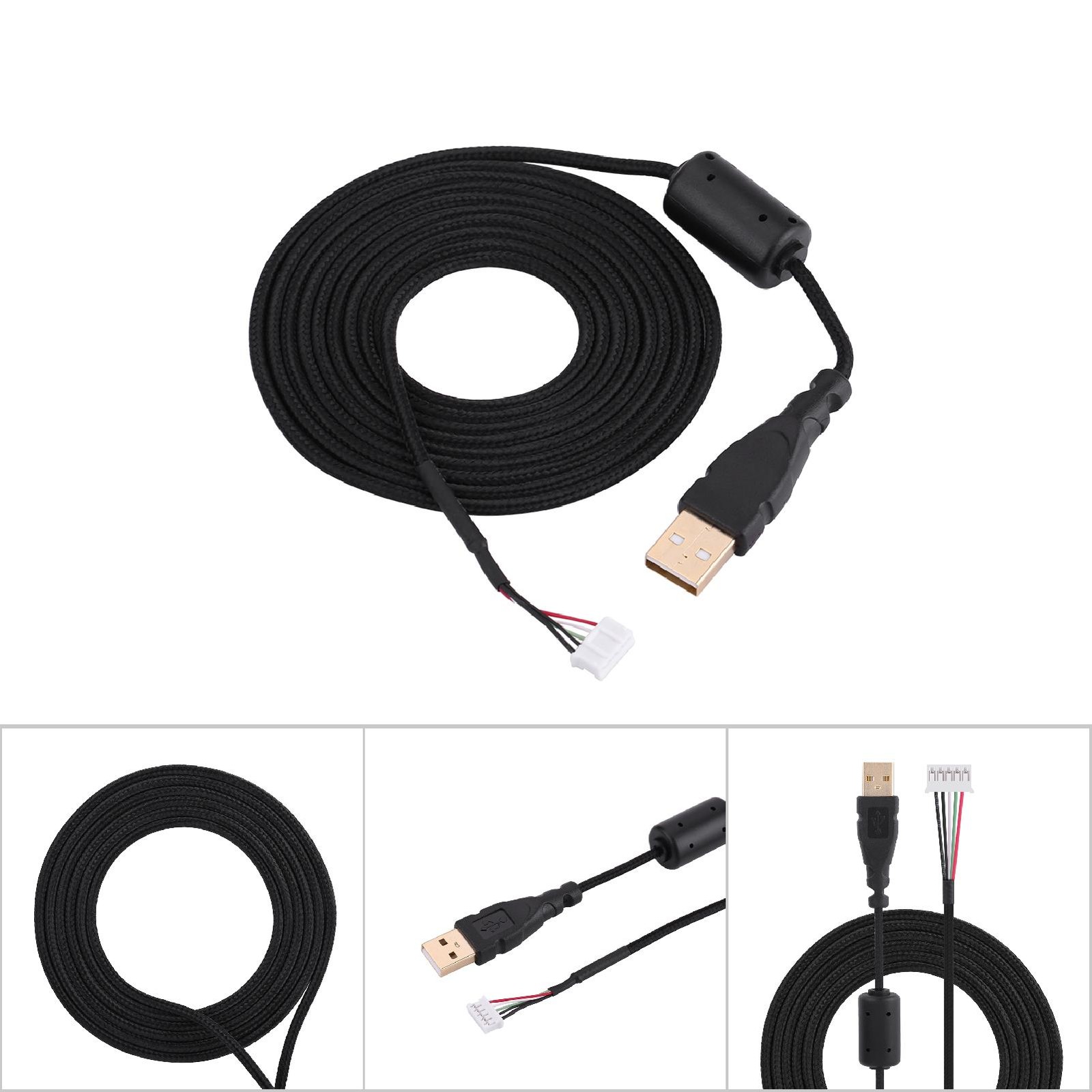 Universal Mouse Cable Line Wire Replacement For Or Logitec CHU