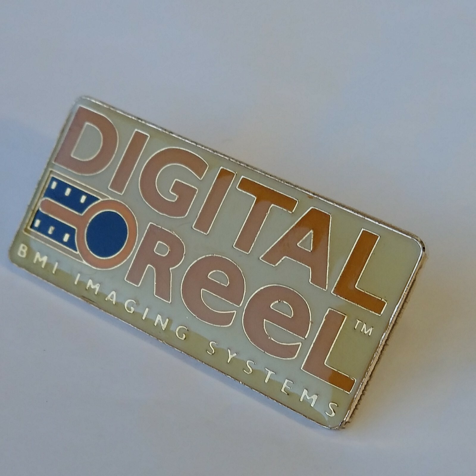 Digital Reel BMI Imaging Systems Lapel Hat Jacket Pin Software Services Company