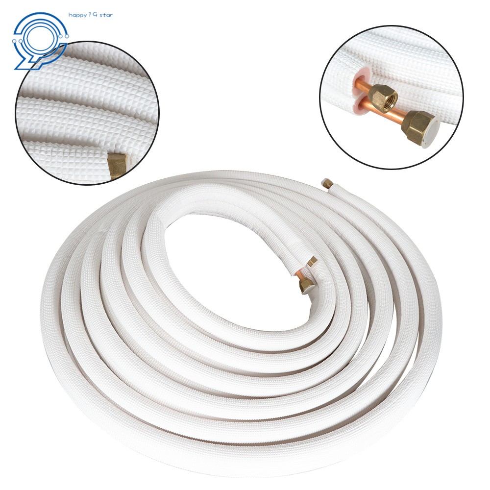 1/4" - 3/8" Dia. White 25 Feet Install Kit For Mini Split Heat Pump Systems