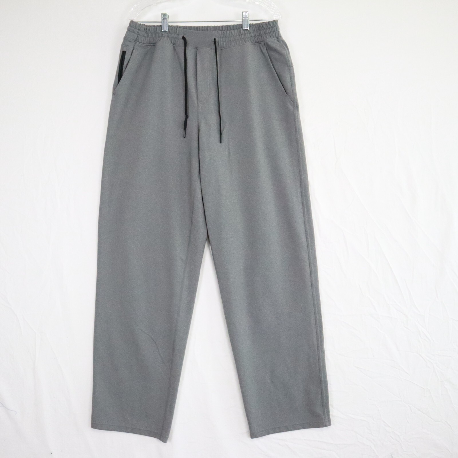 Spyder Pants Mens Large Activewear Track Drawstring Gym Training Athletic Gray