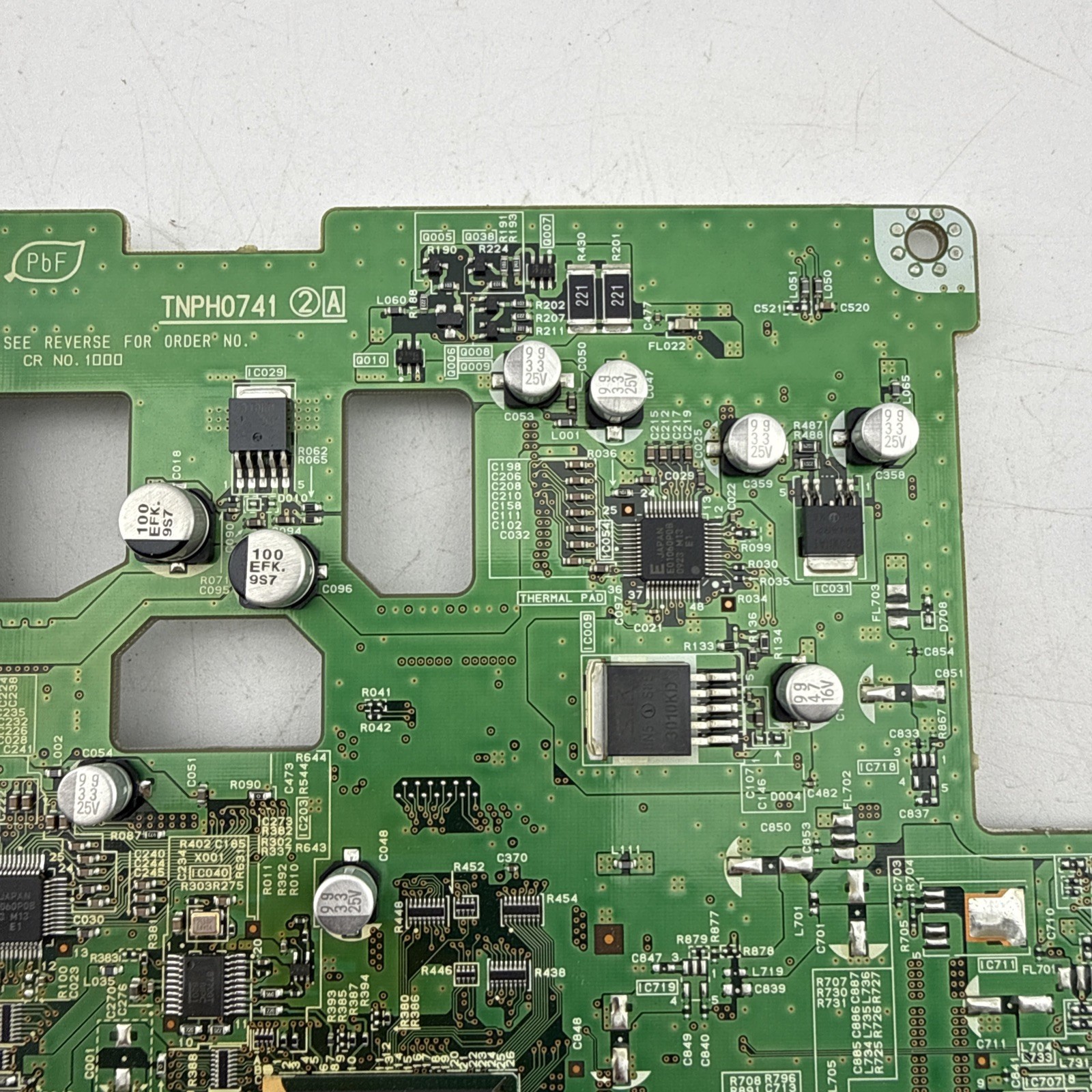 Panasonic PT-F200U Main Signal Processing Board Input Terminal