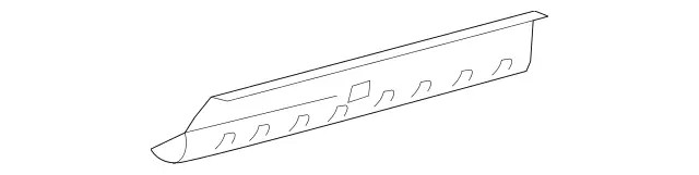 Genuine Mercedes-Benz Longitudinal Member 213-610-54-02
