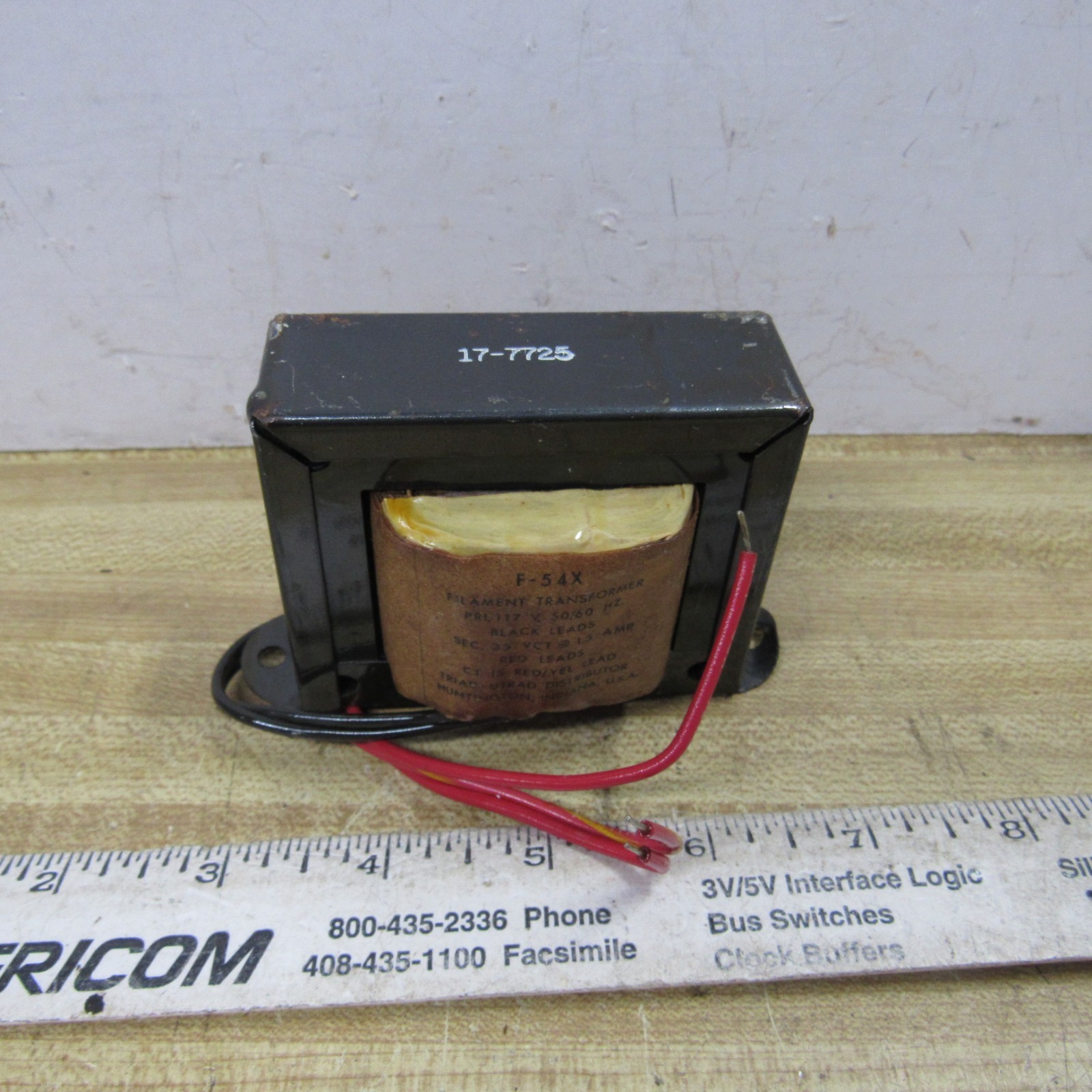 TRANSFORMER Power 35 VCT @ 1.5 A  TRIAD F-54X HAM RADIO