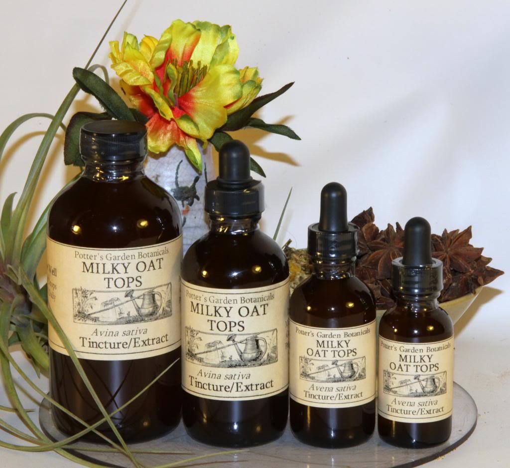 MILKY OAT TOPS Extract Cardiac Stress Tonic HEAL Organic Folk Remedy Tincture ~