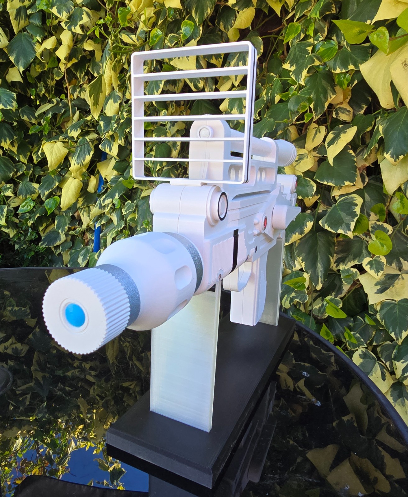 Moonraker Laser Style Sci-Fi Prop Full-Size White Edition - 3D Printed Fan-Made