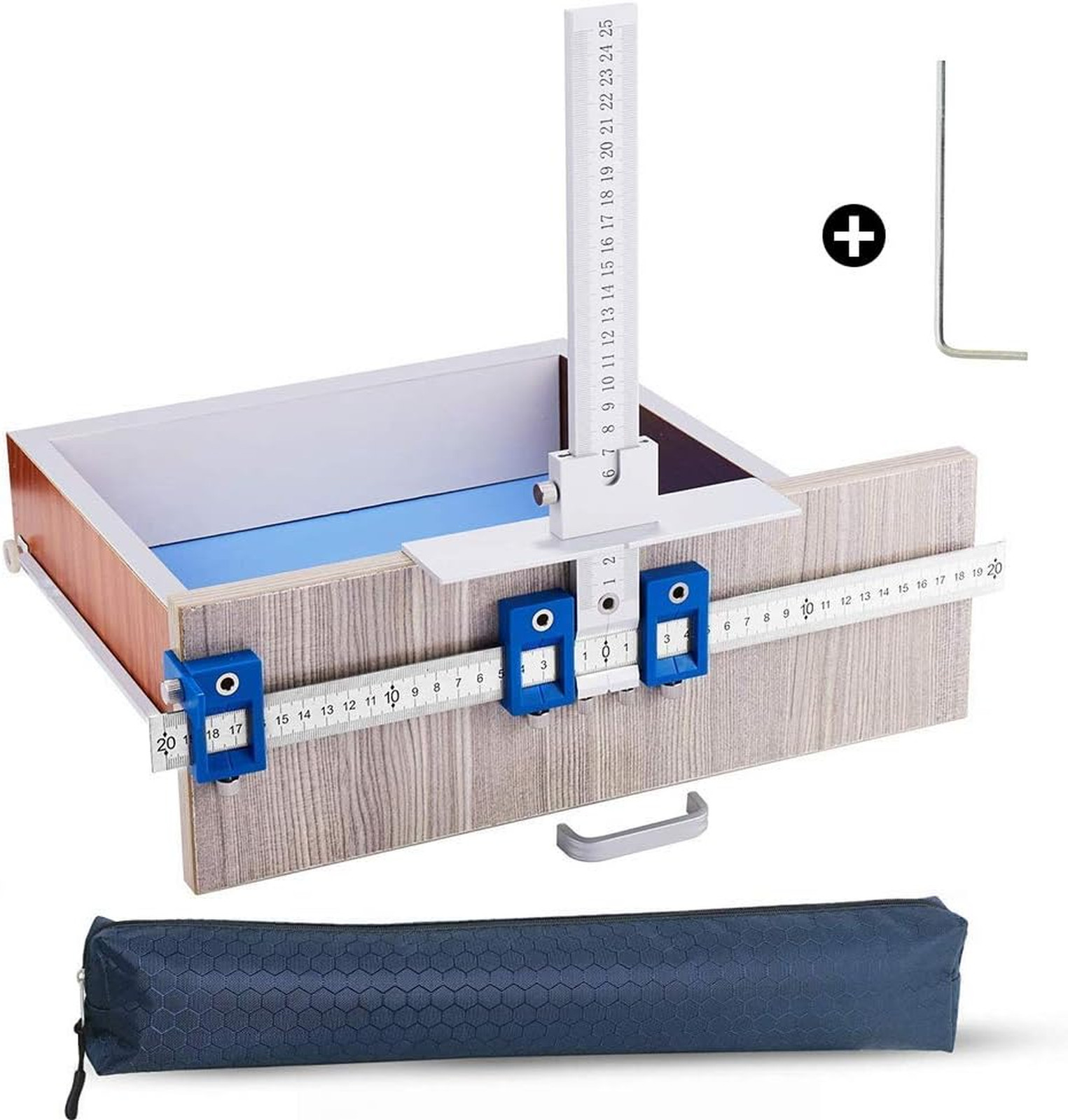 Cabinet Hardware Jig Aluminum Alloy Cabinet Jig for Handles and Pulls Drill