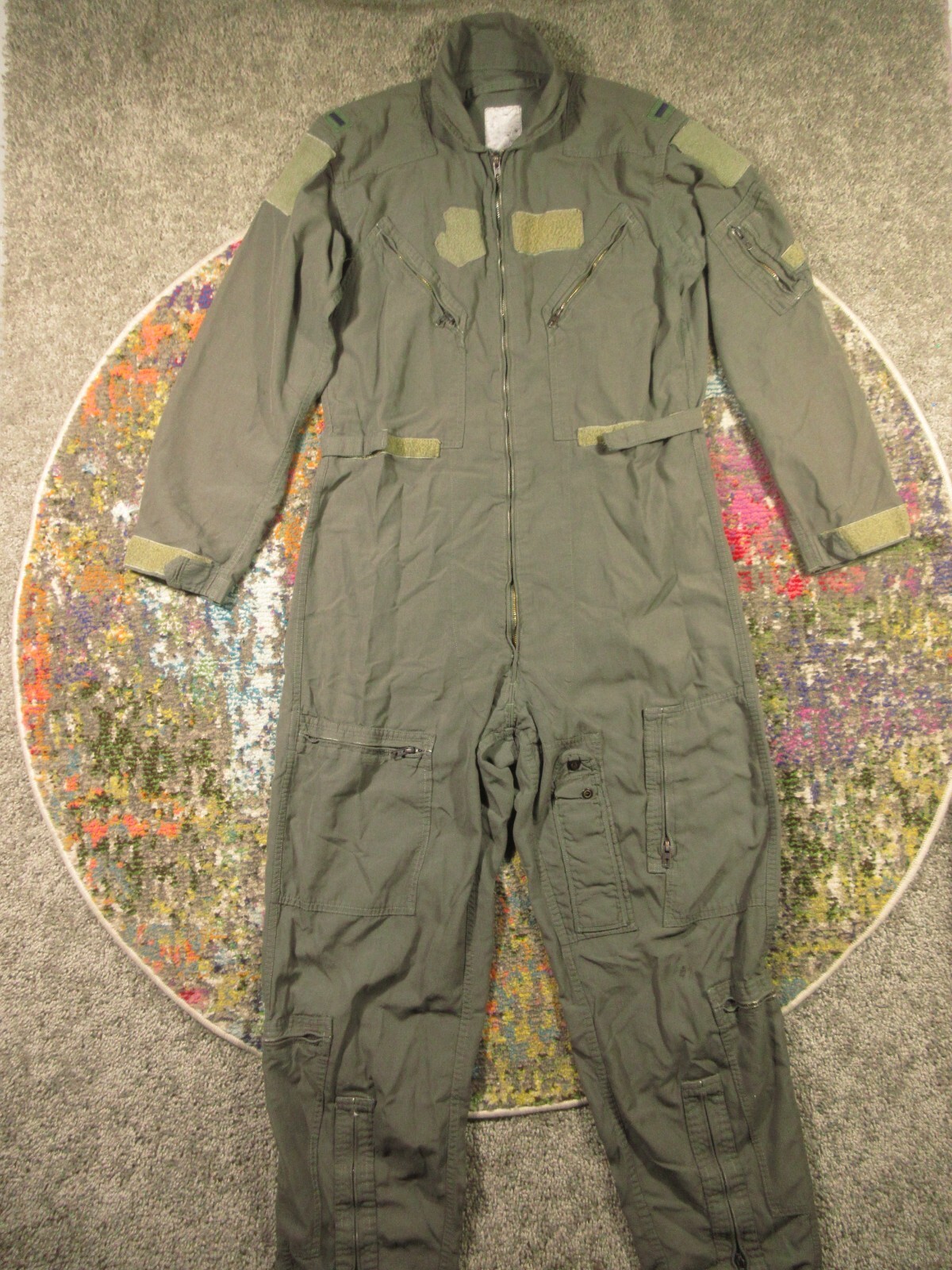 Air Force FR Flyers Mens 40 CWU 27/P Sage Green Coveralls Jumpsuit