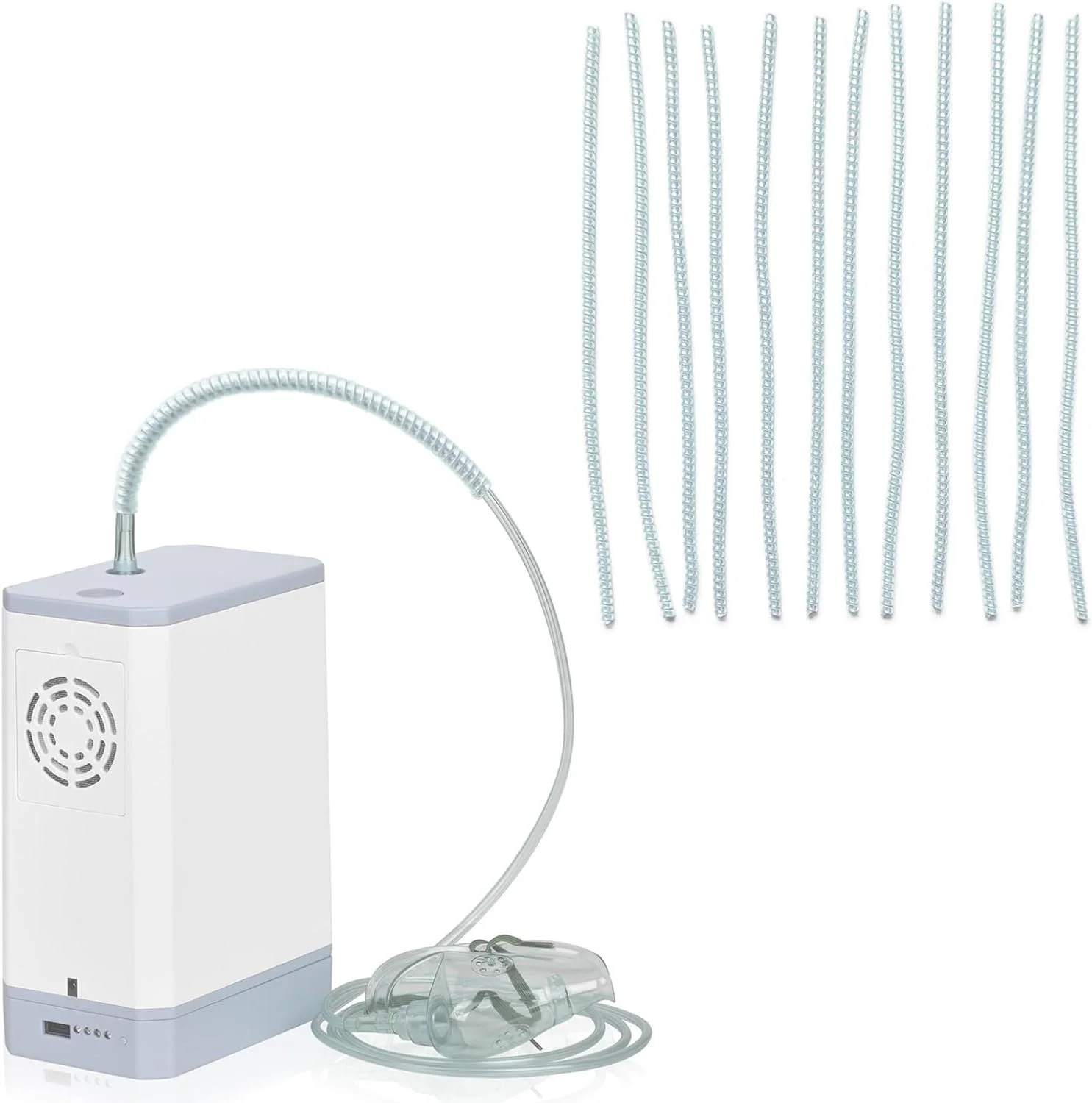 12 Pack Oxygen Tubing Support, Prevents Kinks Tubing Accessories in Oxygen Hose,
