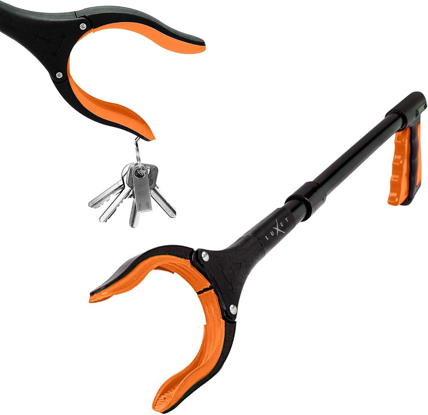 Grabber Reacher Tool 19 Inch Long, Foldable Pick Up Stick - Strong Grip Magnetic