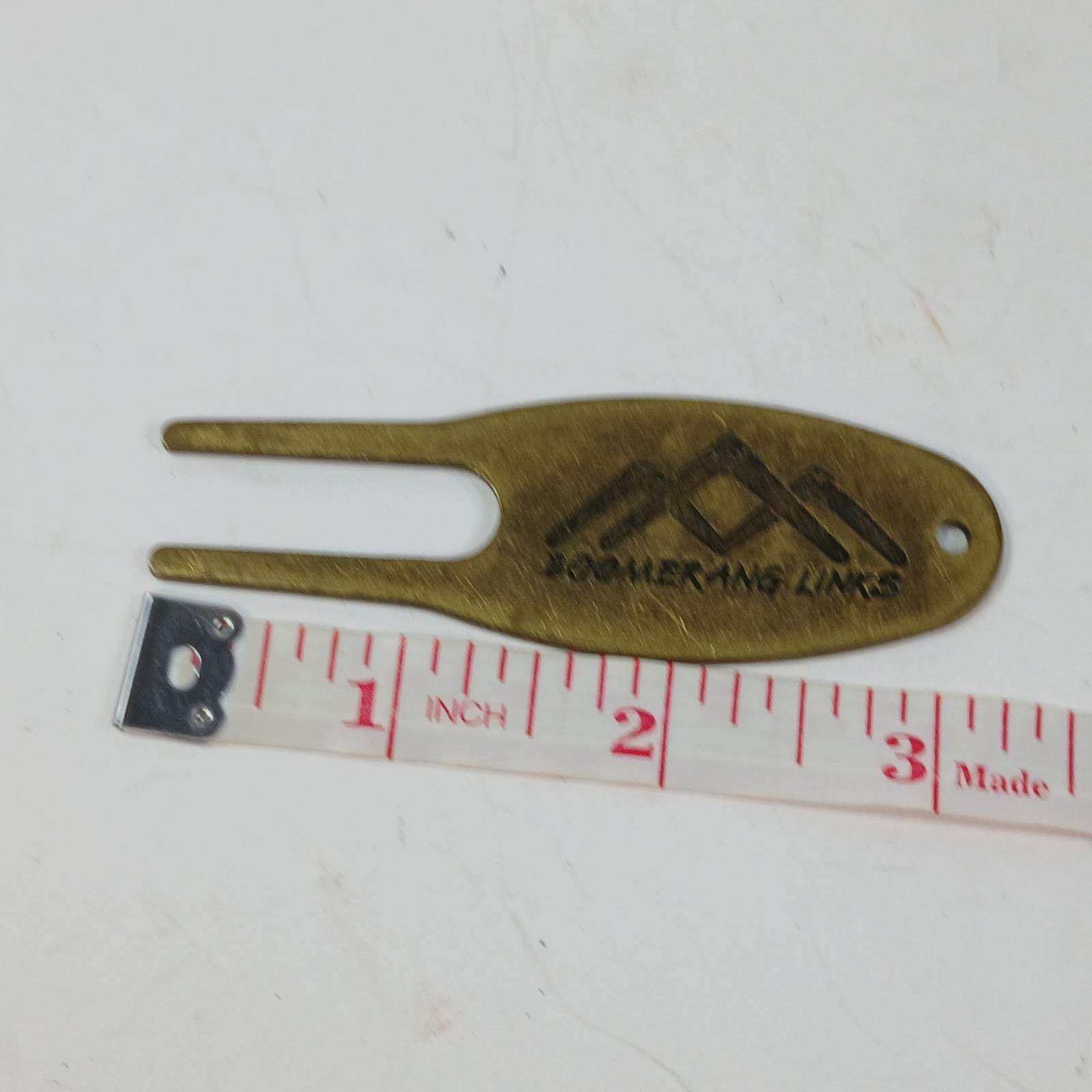Boomerang Links Logo Golf Divot Repair Tool