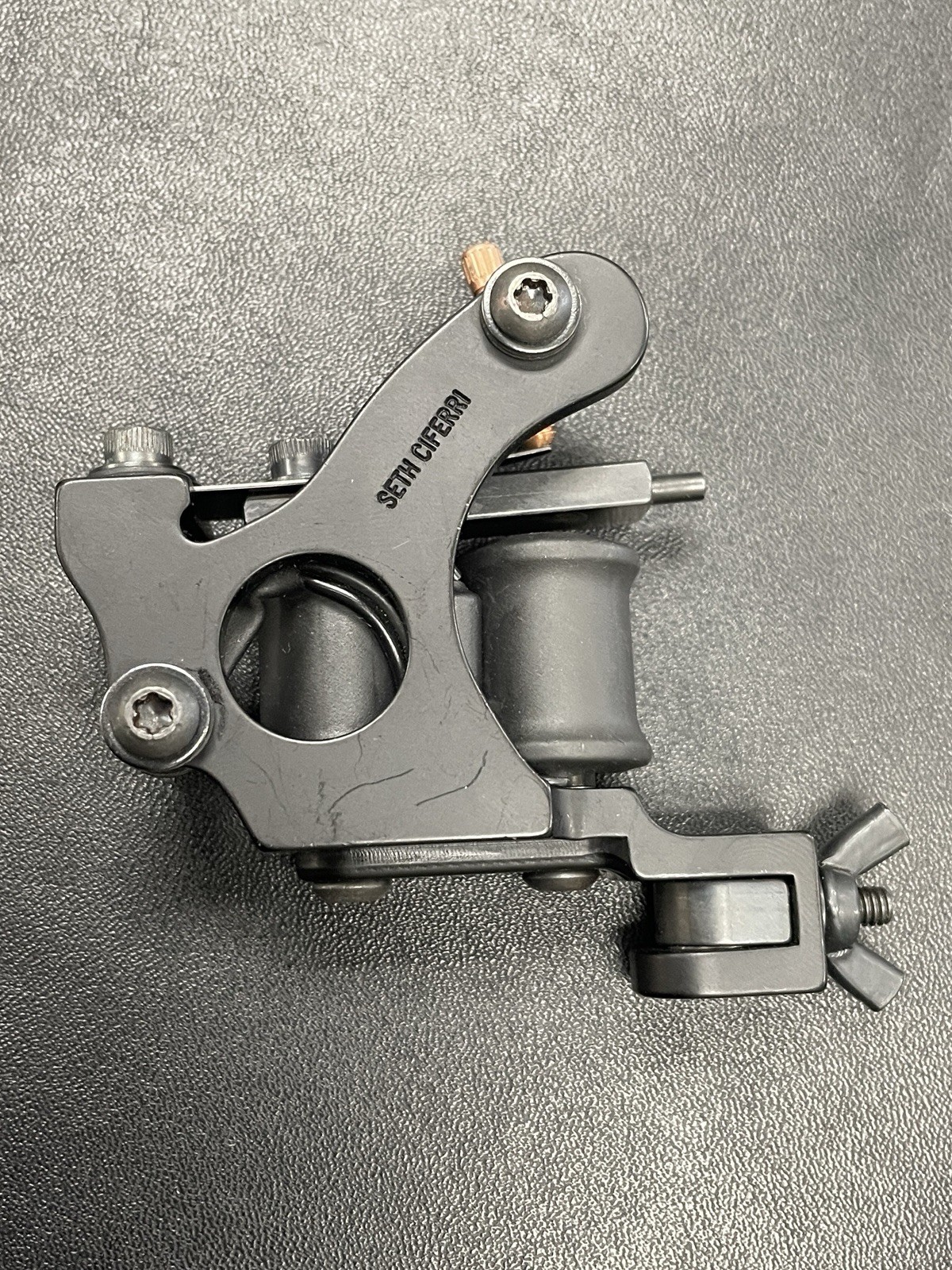 Seth Ciferri Lightweight Mini Flatside Liner Coil Tattoo Machine
