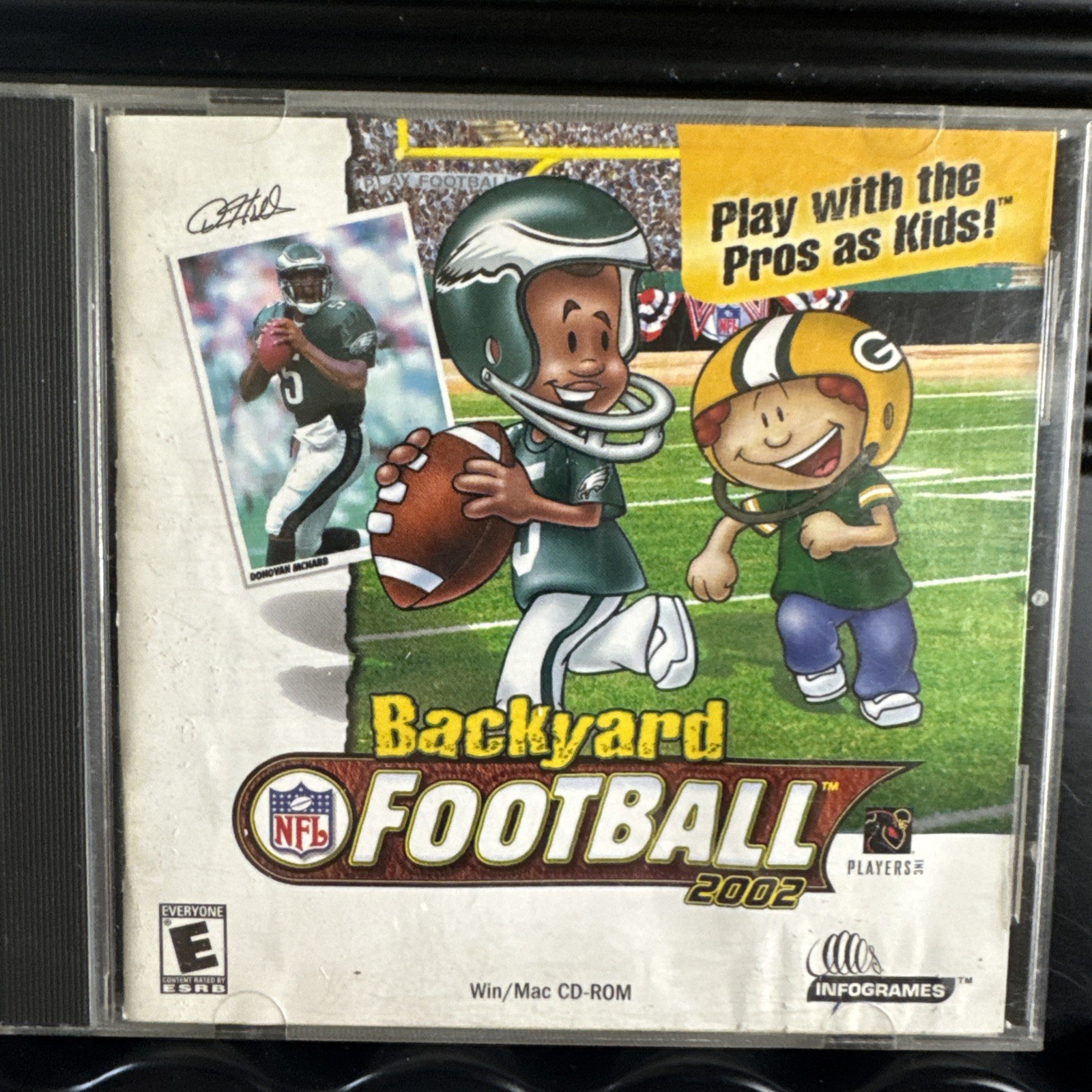 Backyard Football 2002 PC MAC CD kids quarterback NFL players sports teams game!
