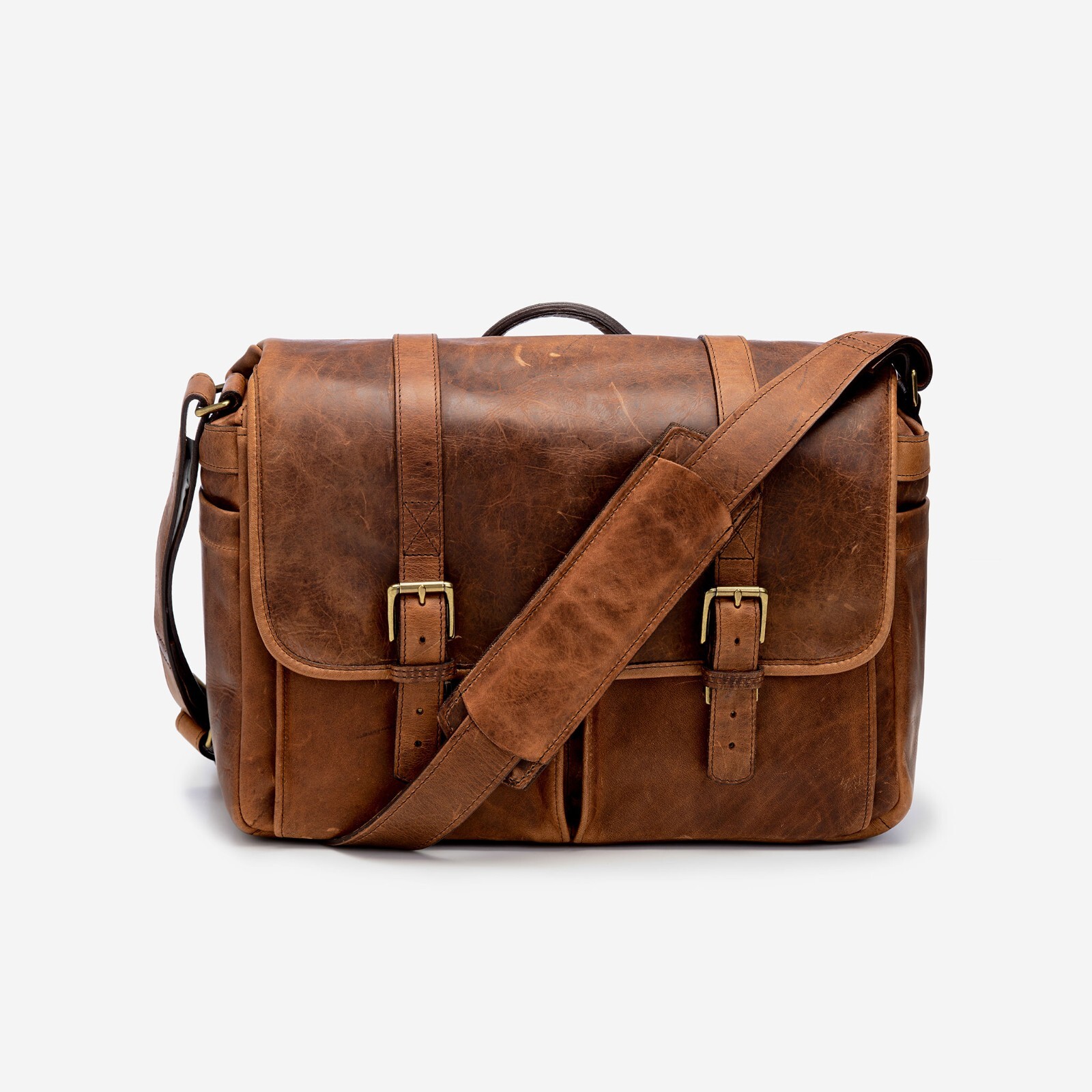 ONA Brixton Leather Camera Antique Cognac-New-Italian Leather Free Strap w/Purc