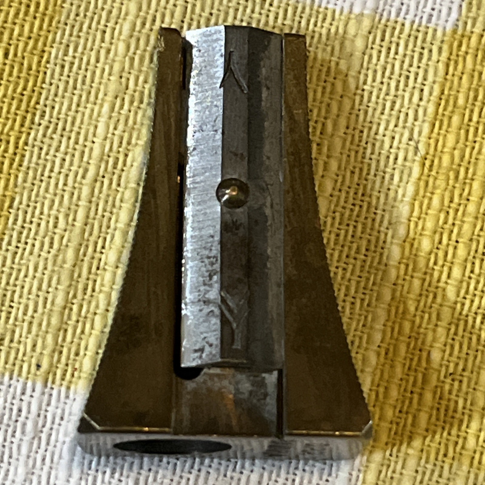 No 4046 Janus Bronze Pencil Sharpener