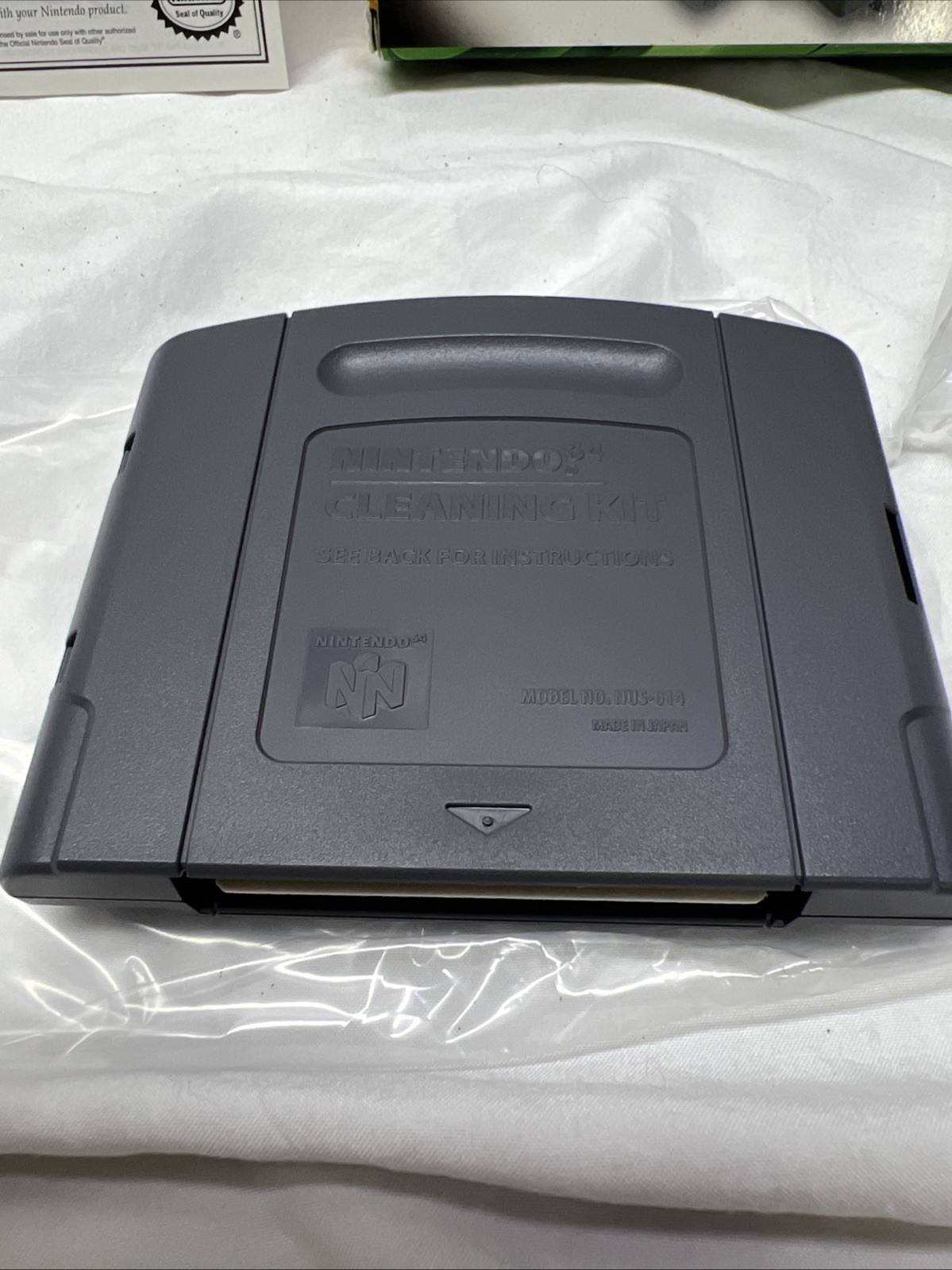 Nintendo 64 N64 Cleaning Kit Authentic OEM 1998 Open Box READ