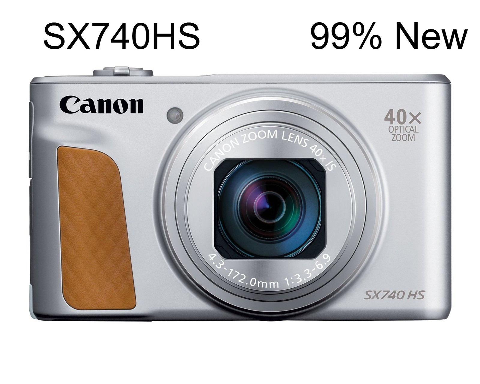 Canon PowerShot SX740 HS Digital Camera 20.3MP 40xOptical Zoom Bluetooth 99% New