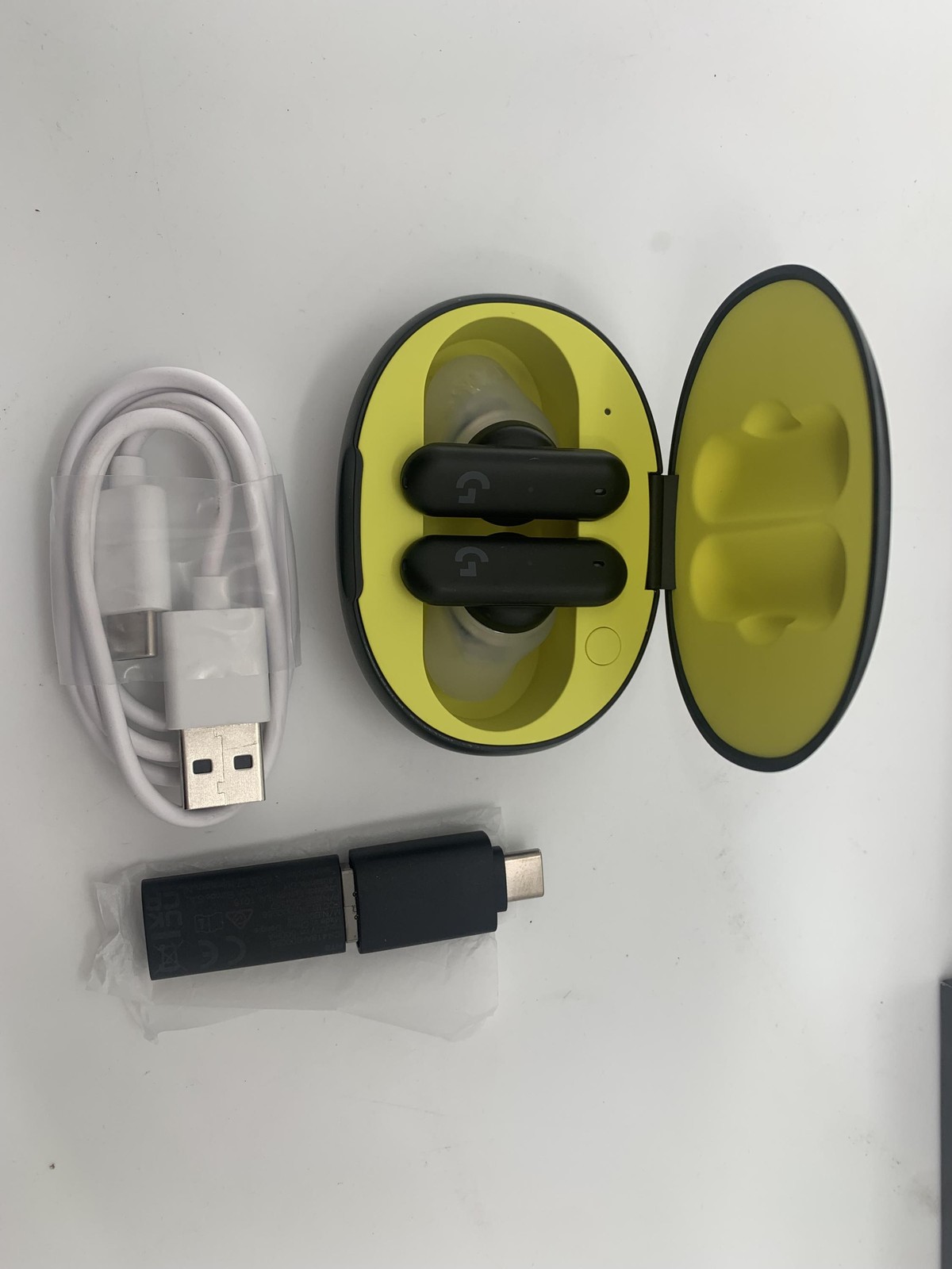 Logitech G FITS True Wireless Gaming Earbuds, Custom Molded Fit - Black