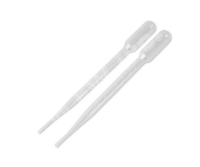200 pc - 3ml Durable Dropper Transfer Graduated Pipettes Disposable Plastic 100