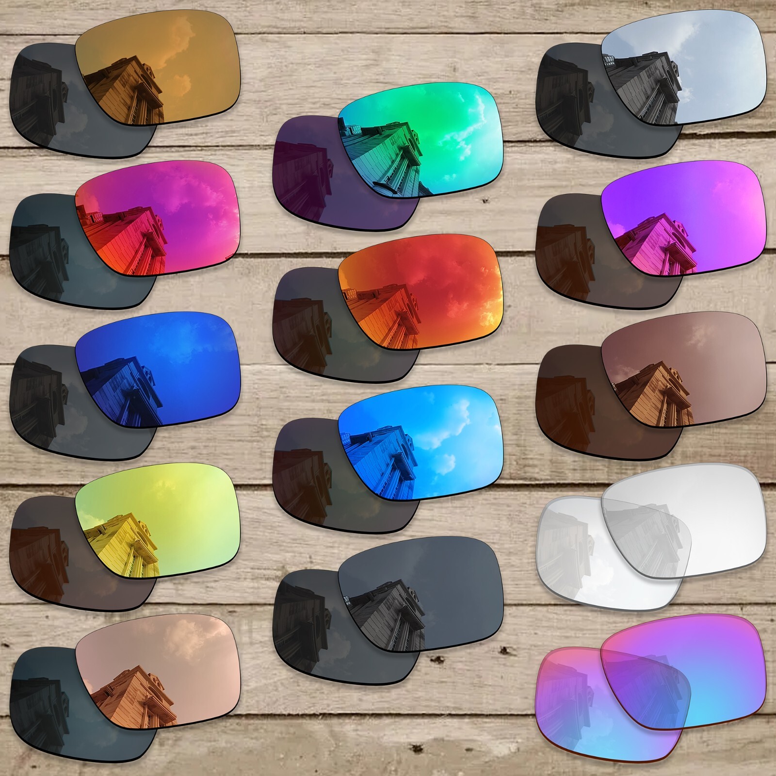 hdhut Anti-Scratch Polarized Replacement Lenses for Oakley Sylas OO9448 57mm
