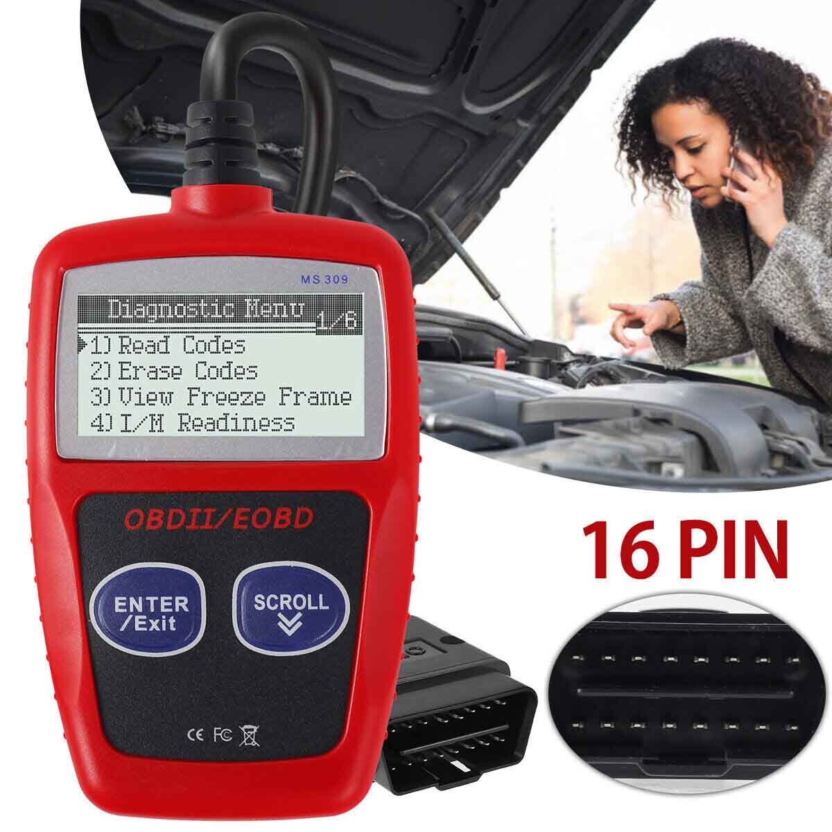 MaxiScan MS309 OBD2 Fault Code Reader Scanner OBDII Auto Diagnostic Tool