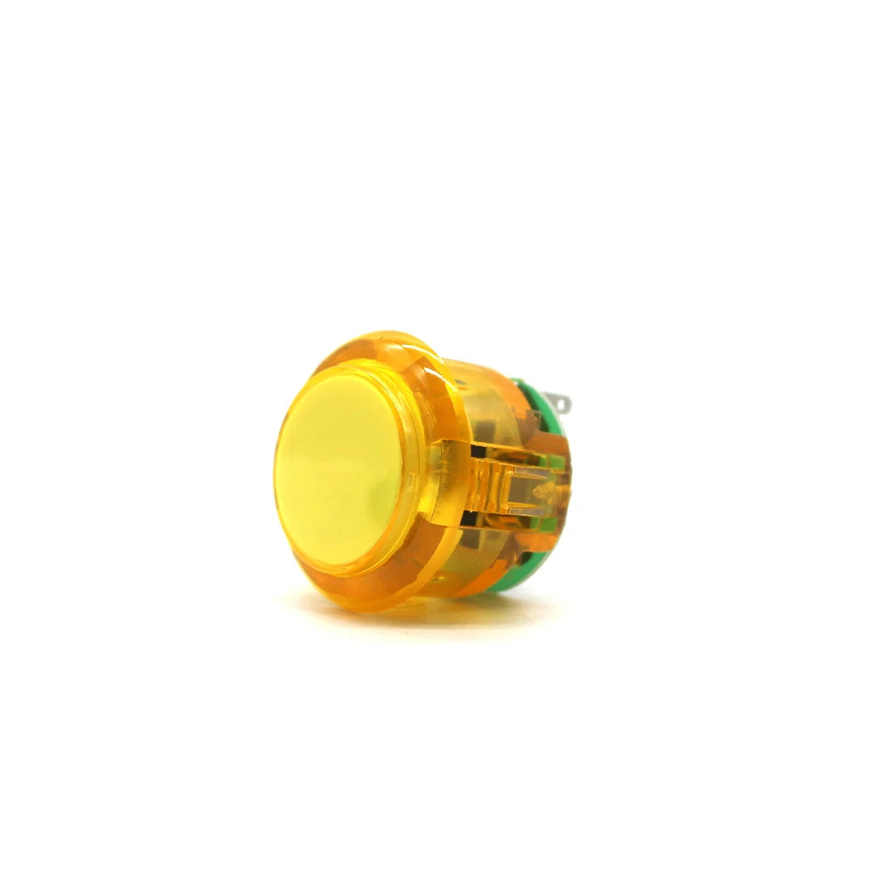 Arcade Button LED lit Push Buttons MAME Multicade 5V LED CLEAR JAMMA BUTTON 5pcs