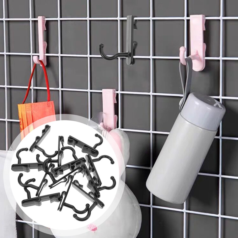24pcs Multi-use Gridwall Hanging Hook Gridwall Hooks Hangers Grid Wall