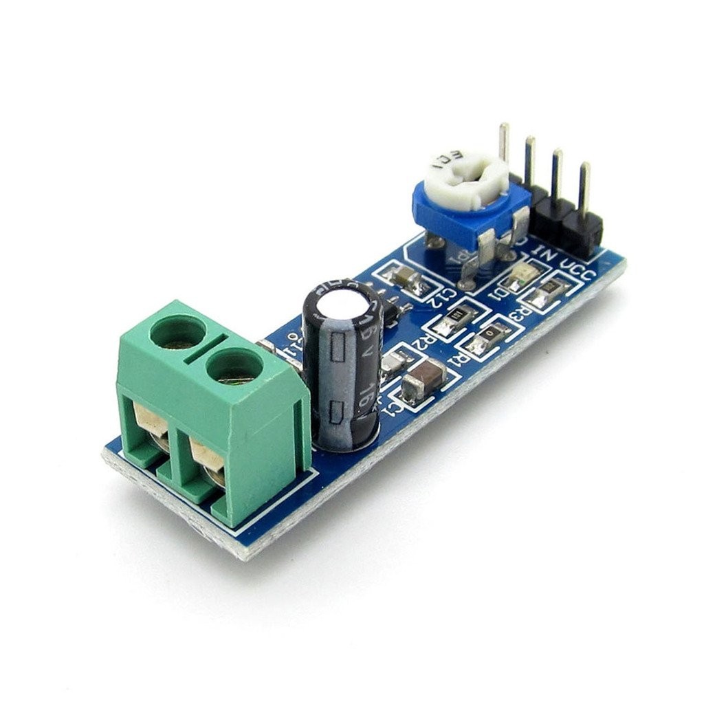 Adjustable LM386 Audio Amplifier Module - 200x Gain for Learning & Prototyping