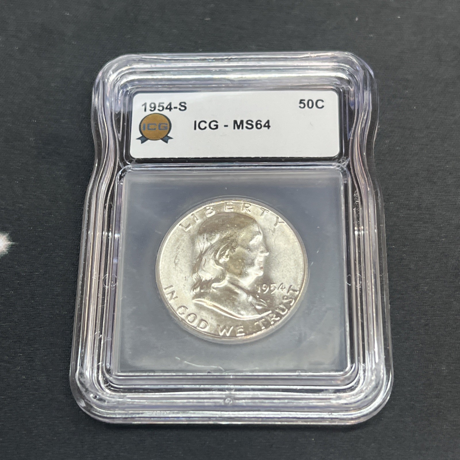 1954 s Franklin Half Dollar MS64 - box108