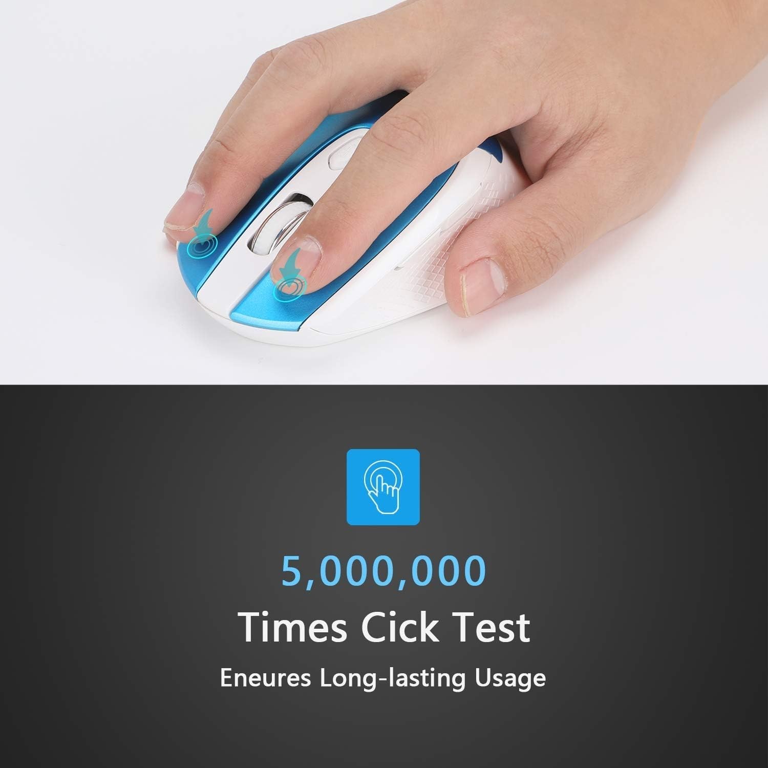 Lightweight 2.4G Wireless Computer Mouse | Soundless and Ergonomic Features