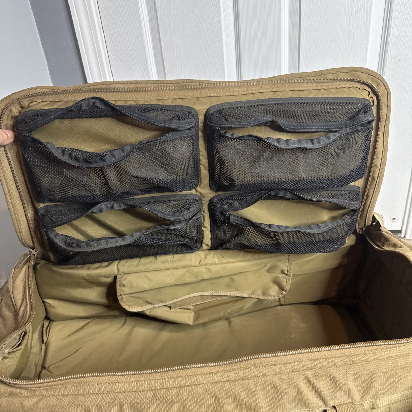 USMC Force Protector Gear USGI Deployment Bag on Wheels 1