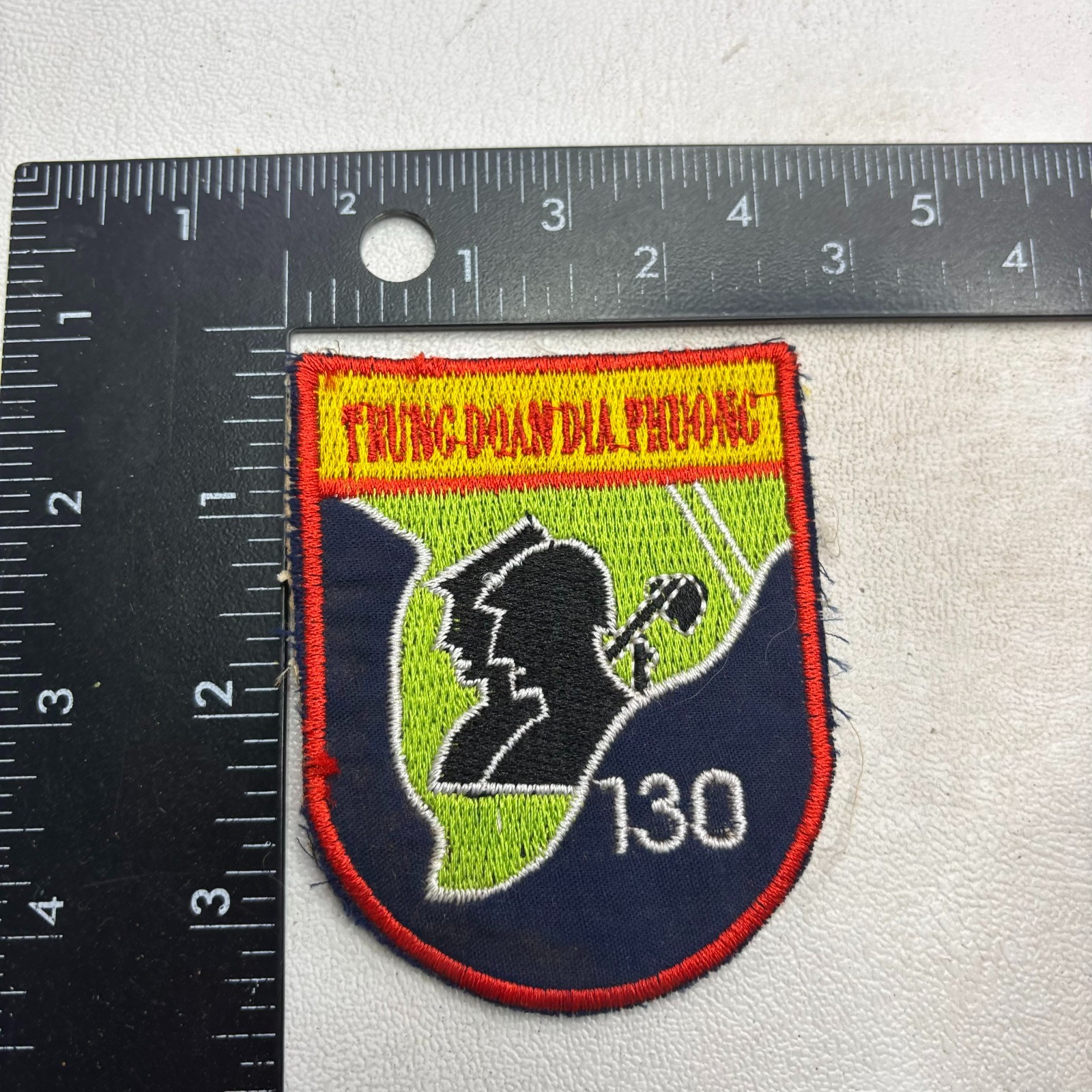 Likely RECENT-MAKE But Looks Old 130TH PRO. RECON. VIETNAM Military Patch 64ab